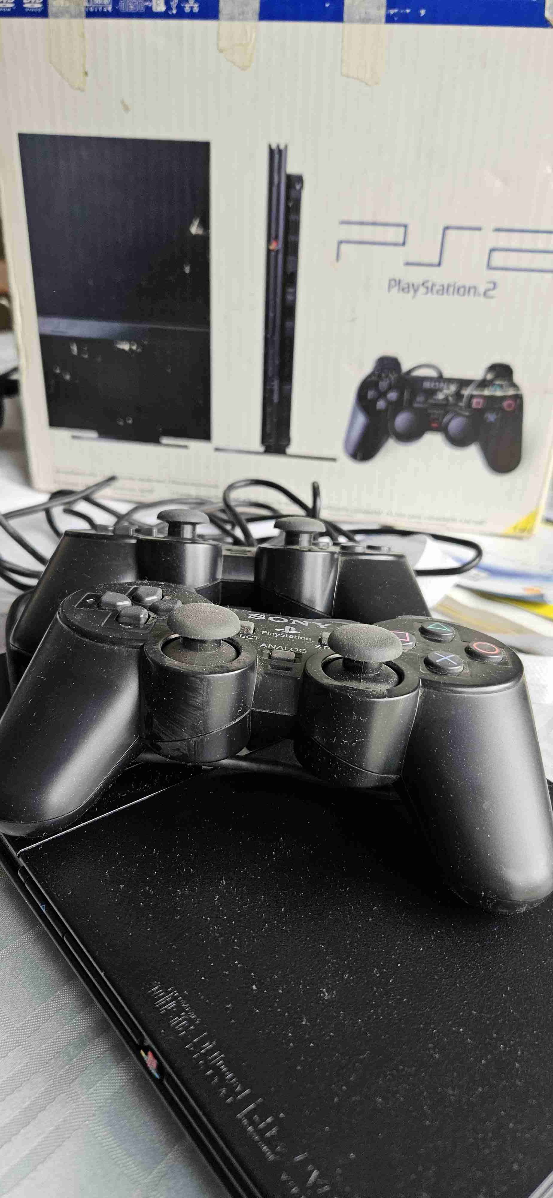 Consola PS2 con 2 controles - miniatura 2