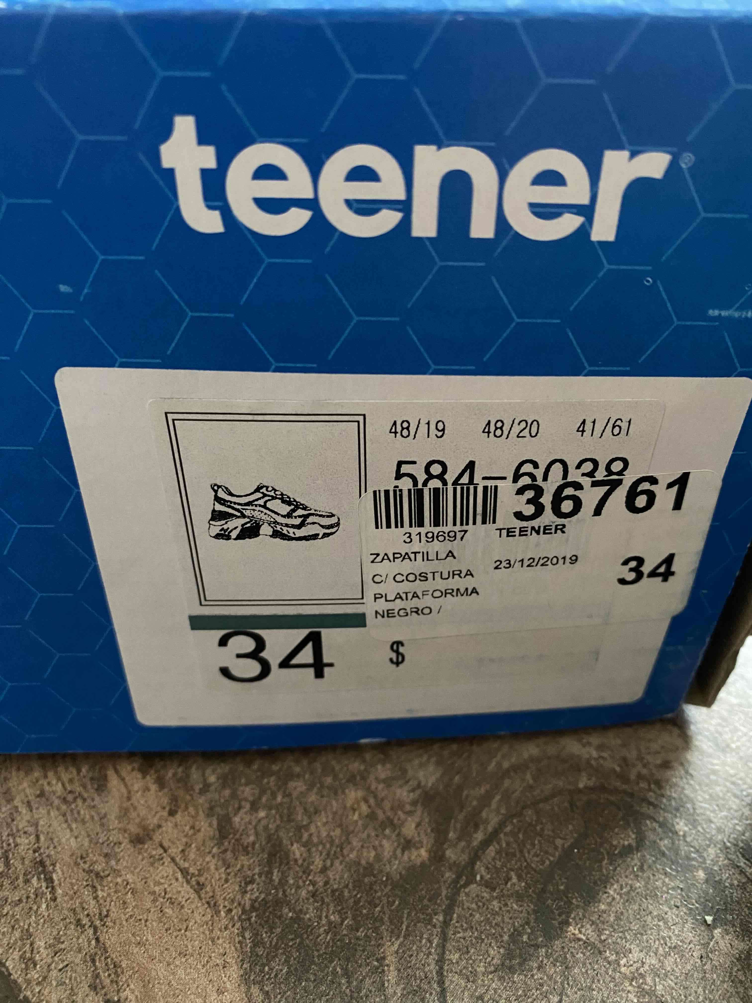 Zapatillas escolares niña negras nuevas - miniatura 5