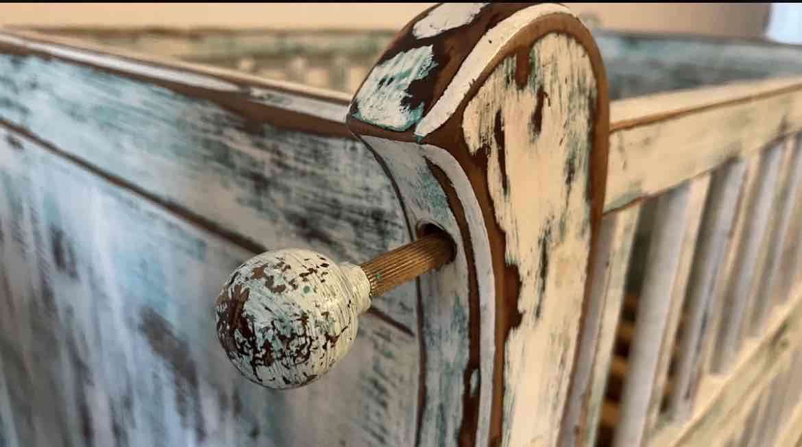 Cuna Cuja / Cama de Transición, Vintage de Madera - miniatura 2