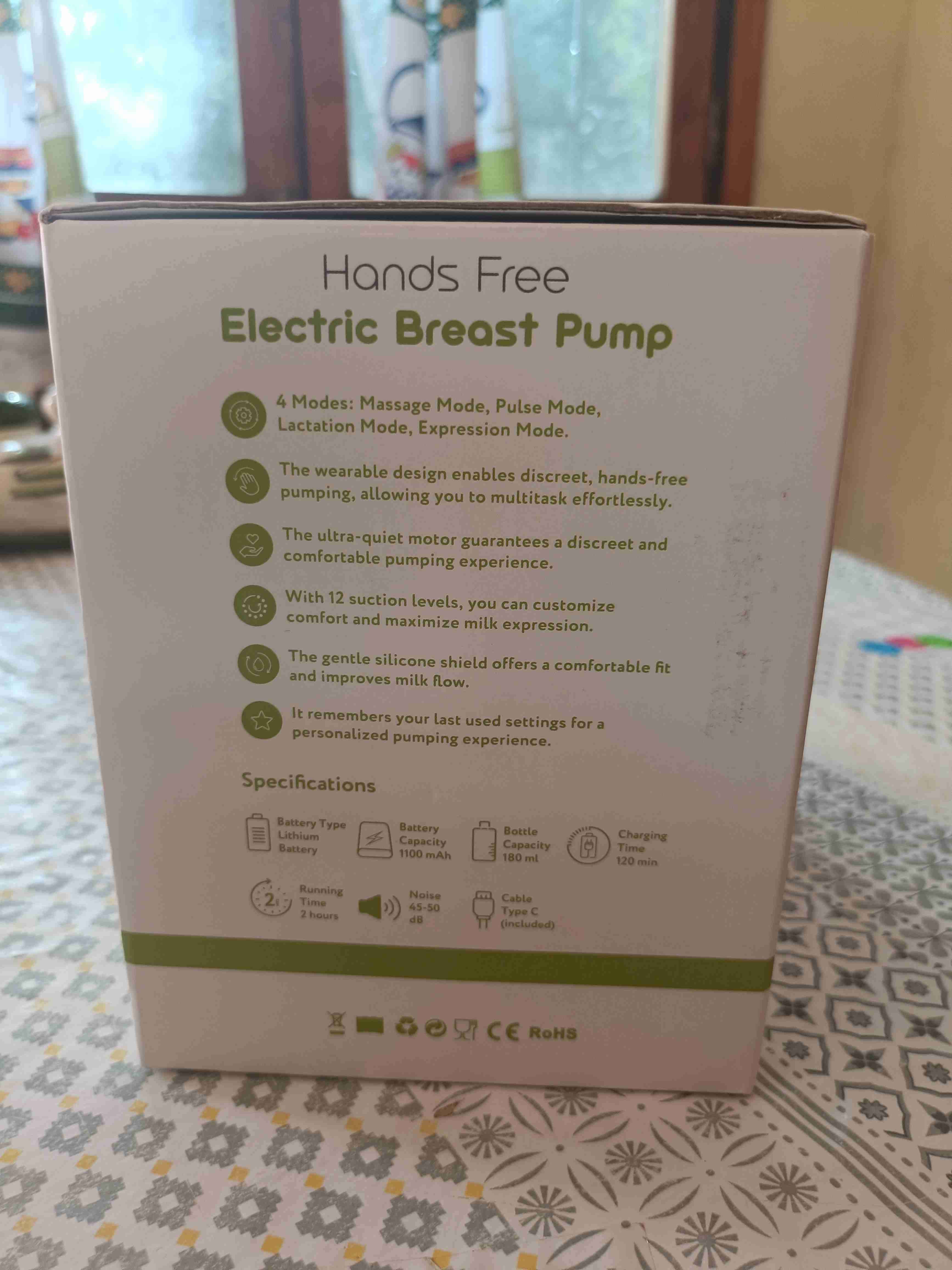 Extractor de leche eléctrico manos libres - miniatura 4