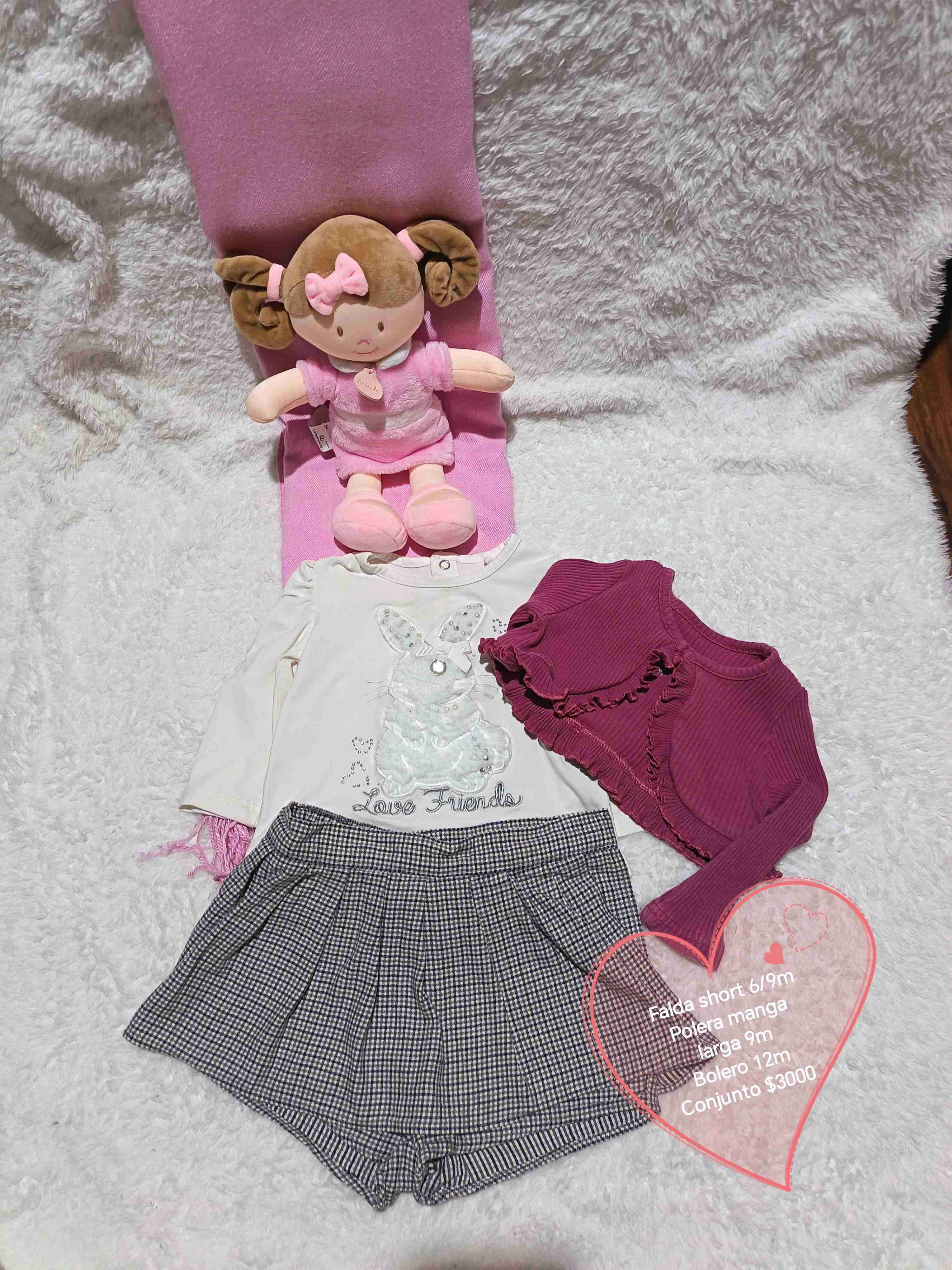 Enterito de bebé peludo y conjuntos - miniatura 3