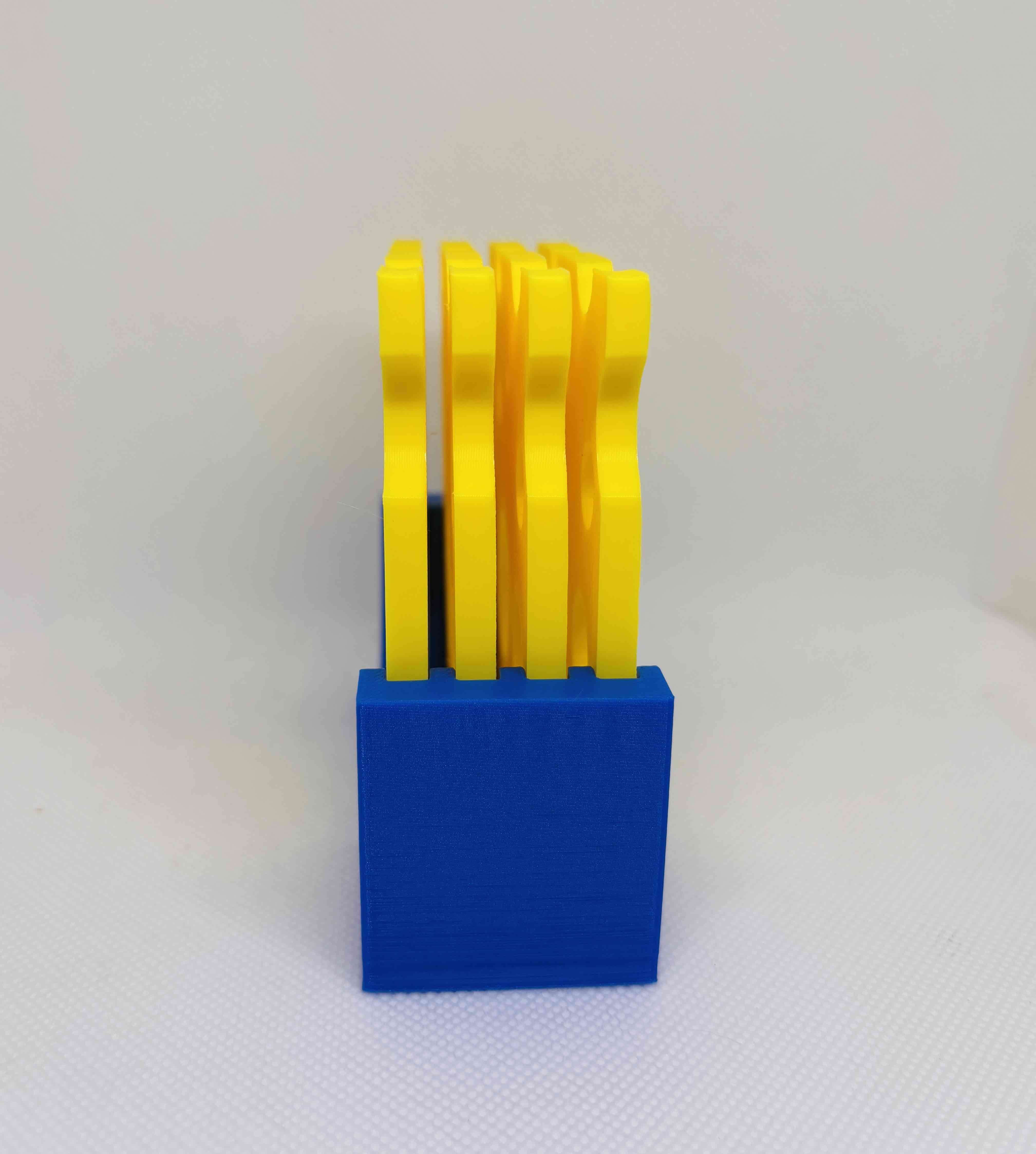 Set de 4 Posavasos de Laminas de Queso - miniatura 3