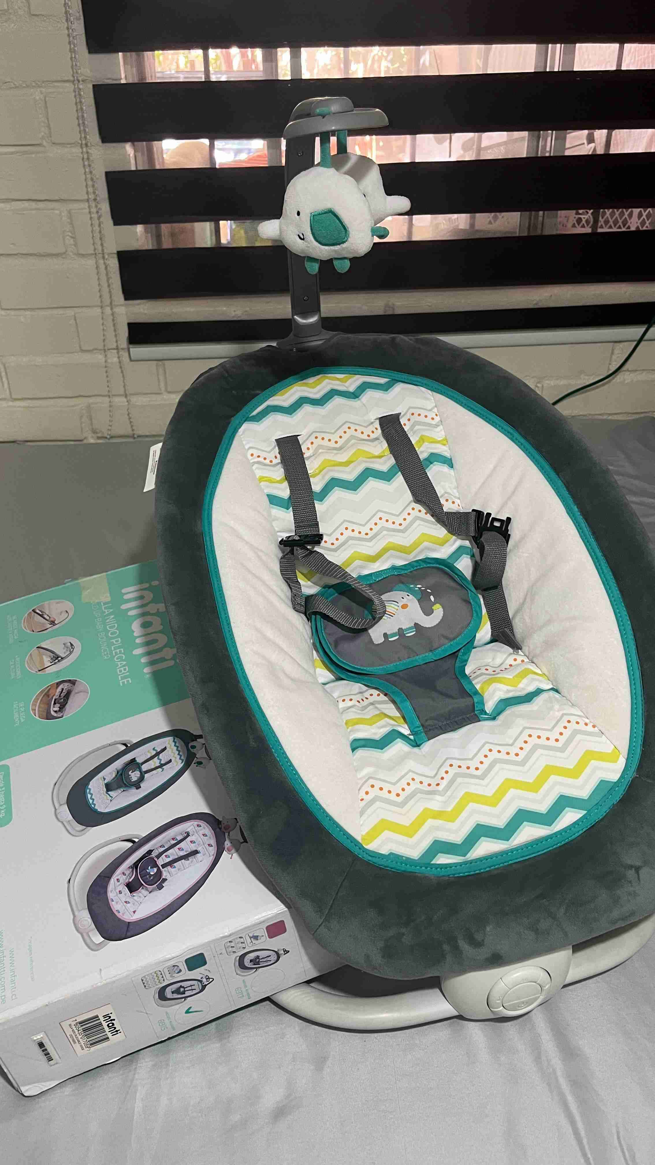 Silla mecedora infanti plegable