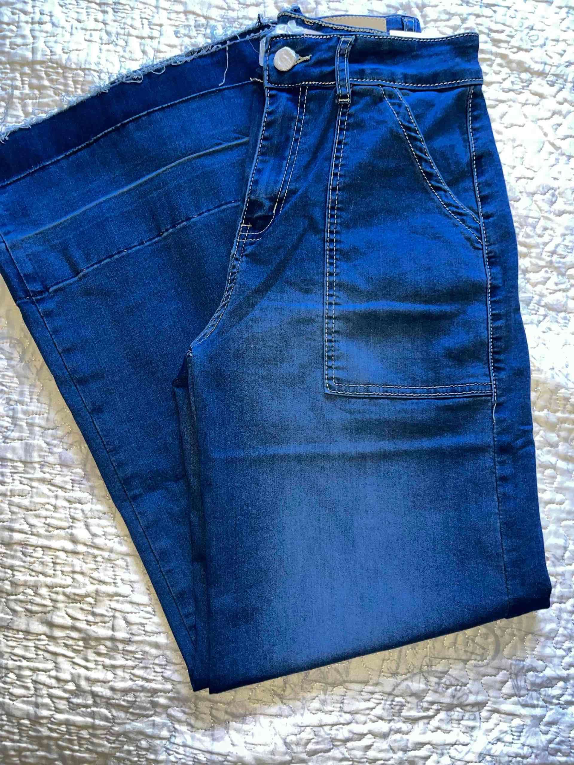 Jeans azules bota ancha - miniatura 3