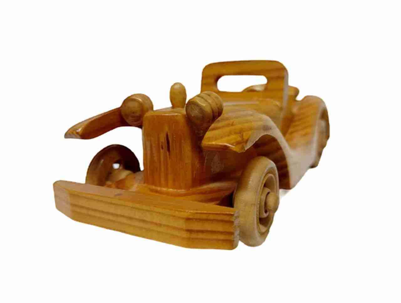 AUTO DE MADERA REPLICA ROLLS ROYCE SILVER GHOST - miniatura 5