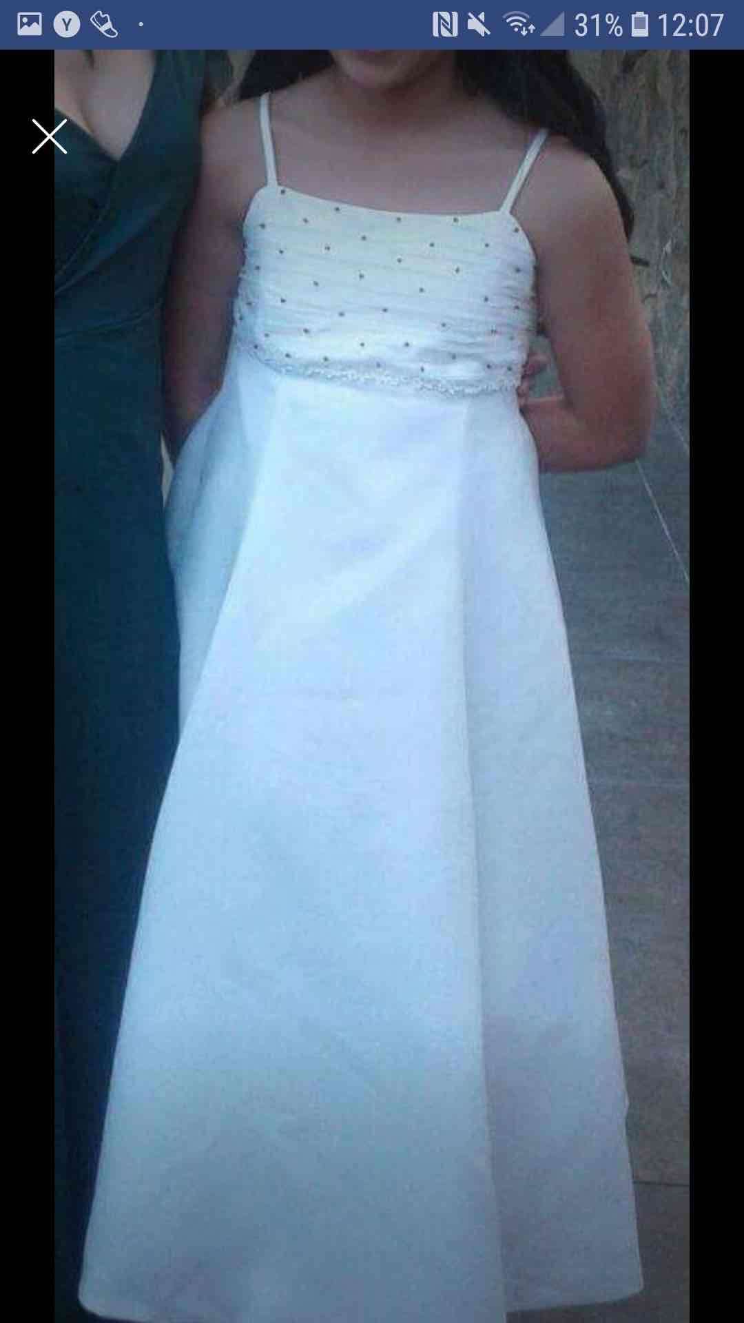 Vestido de ceremonia blanco - miniatura 2