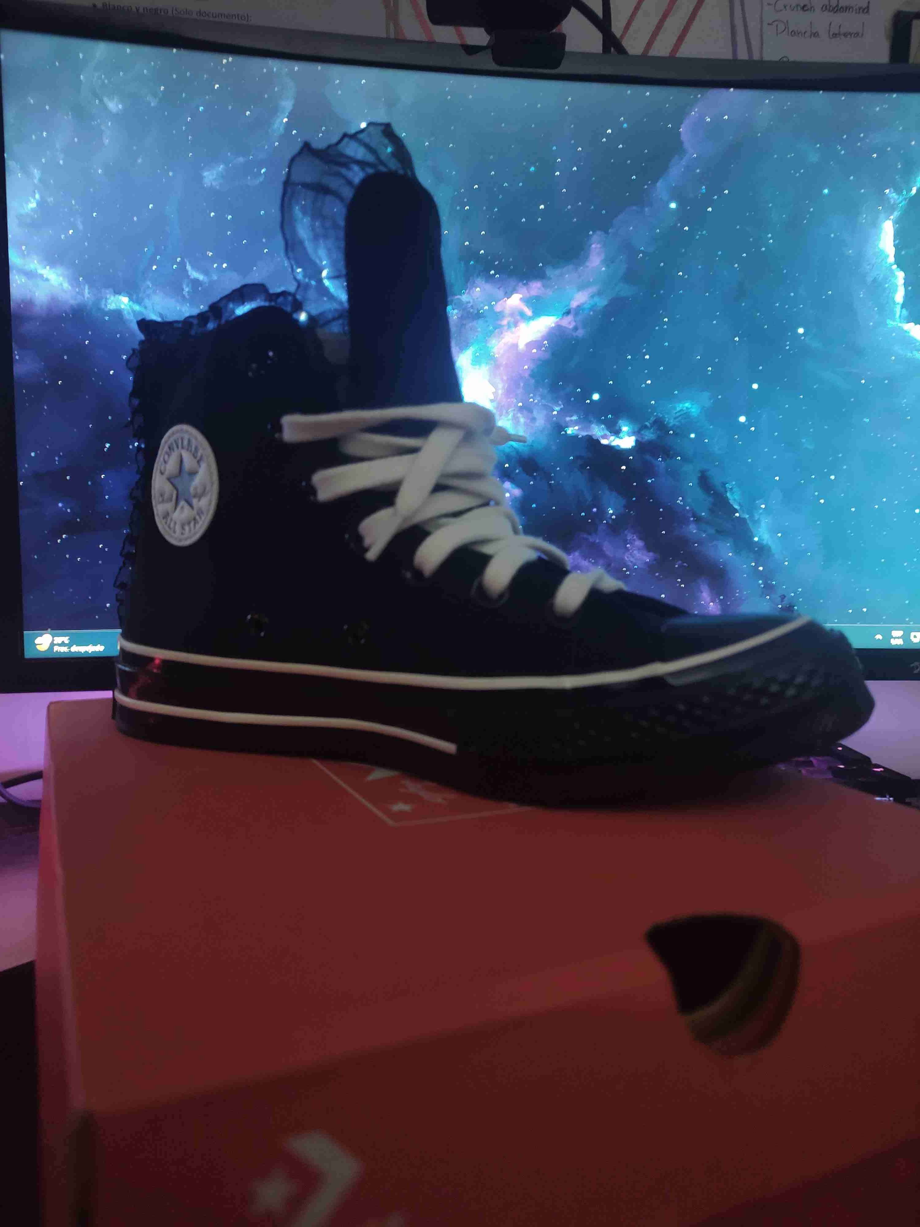 Zapatillas Negras Converse Chuck Originales - miniatura 2