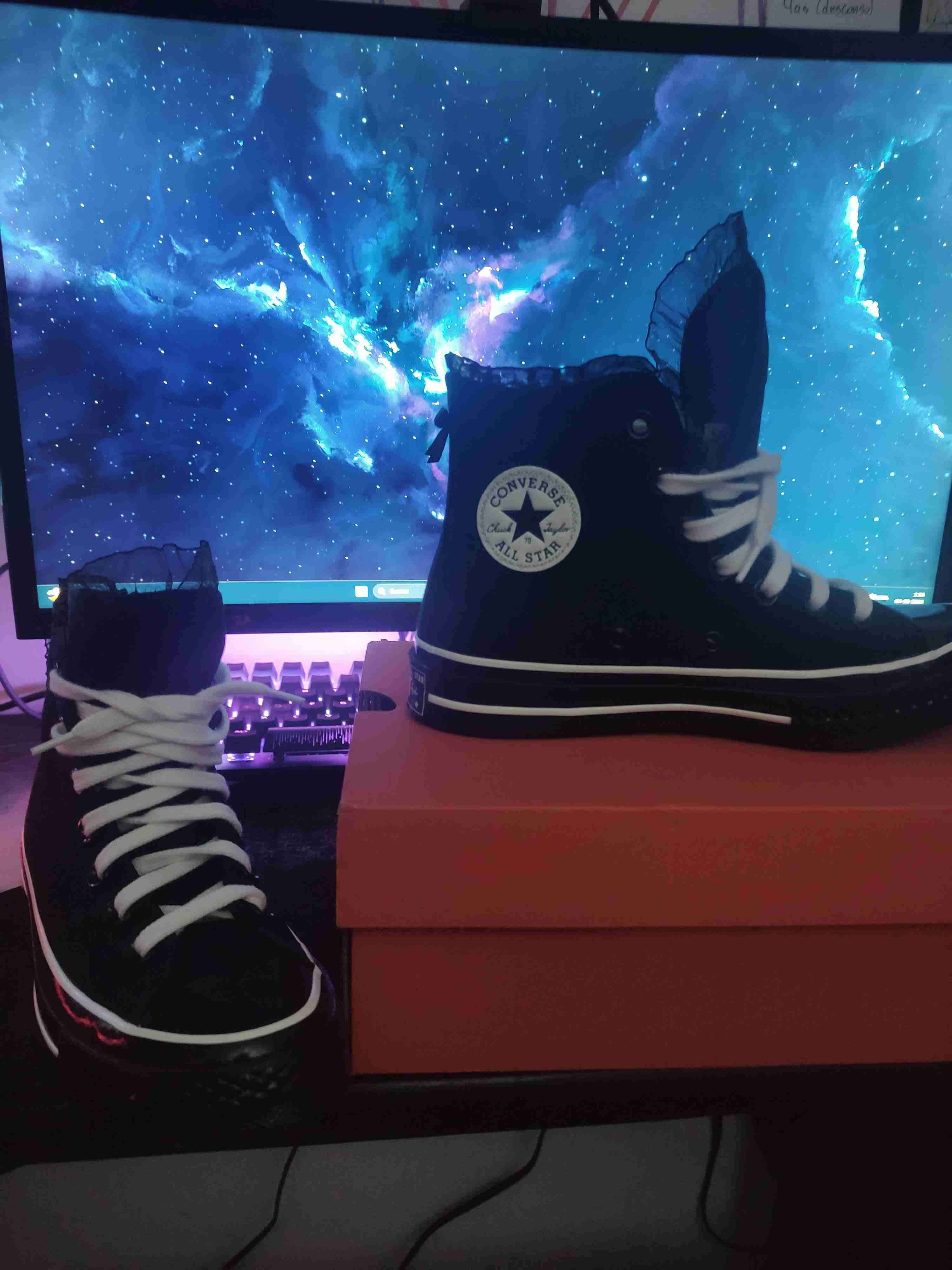 Zapatillas Negras Converse Chuck Originales - miniatura 4