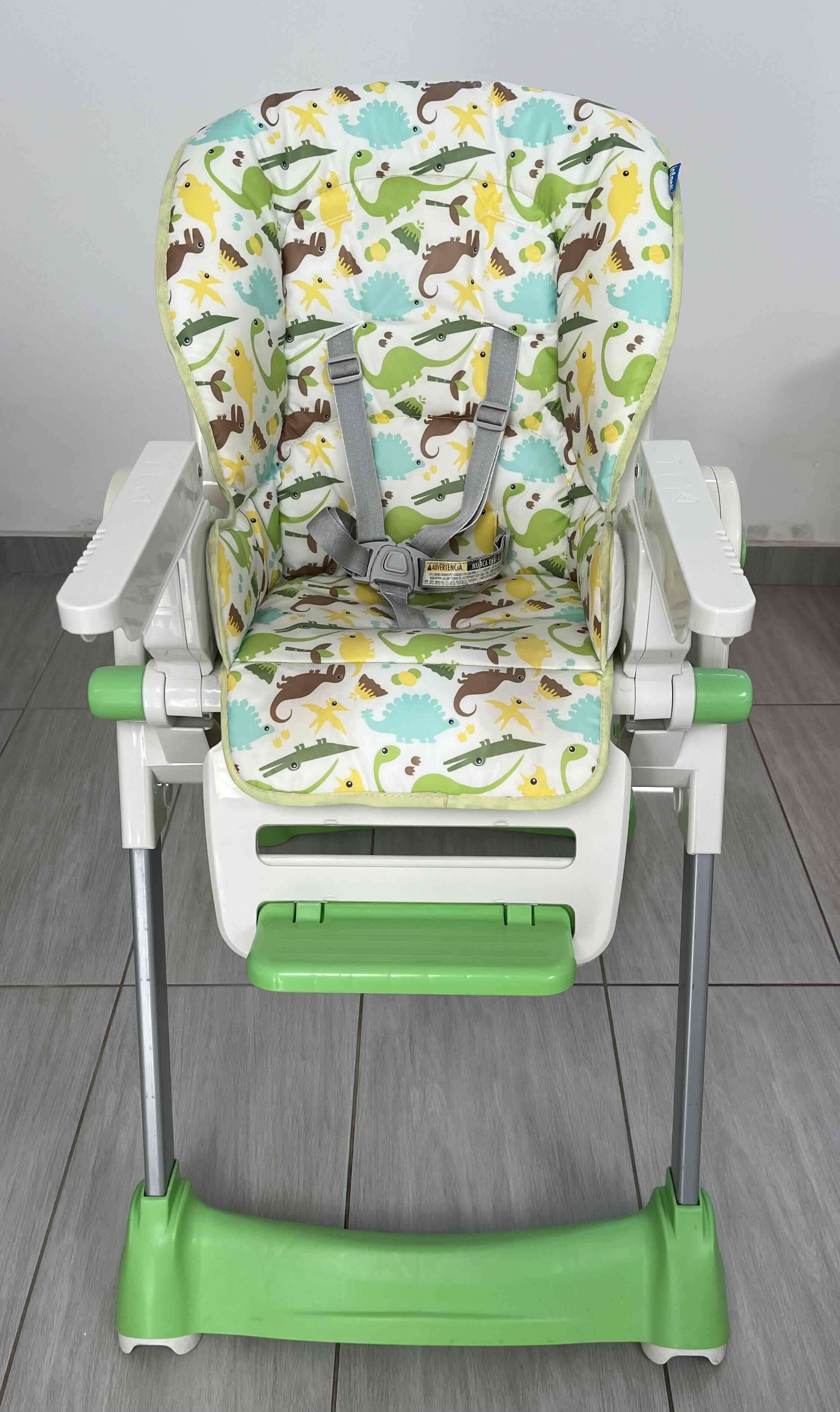 Silla de comer para bebé color verde - miniatura 2
