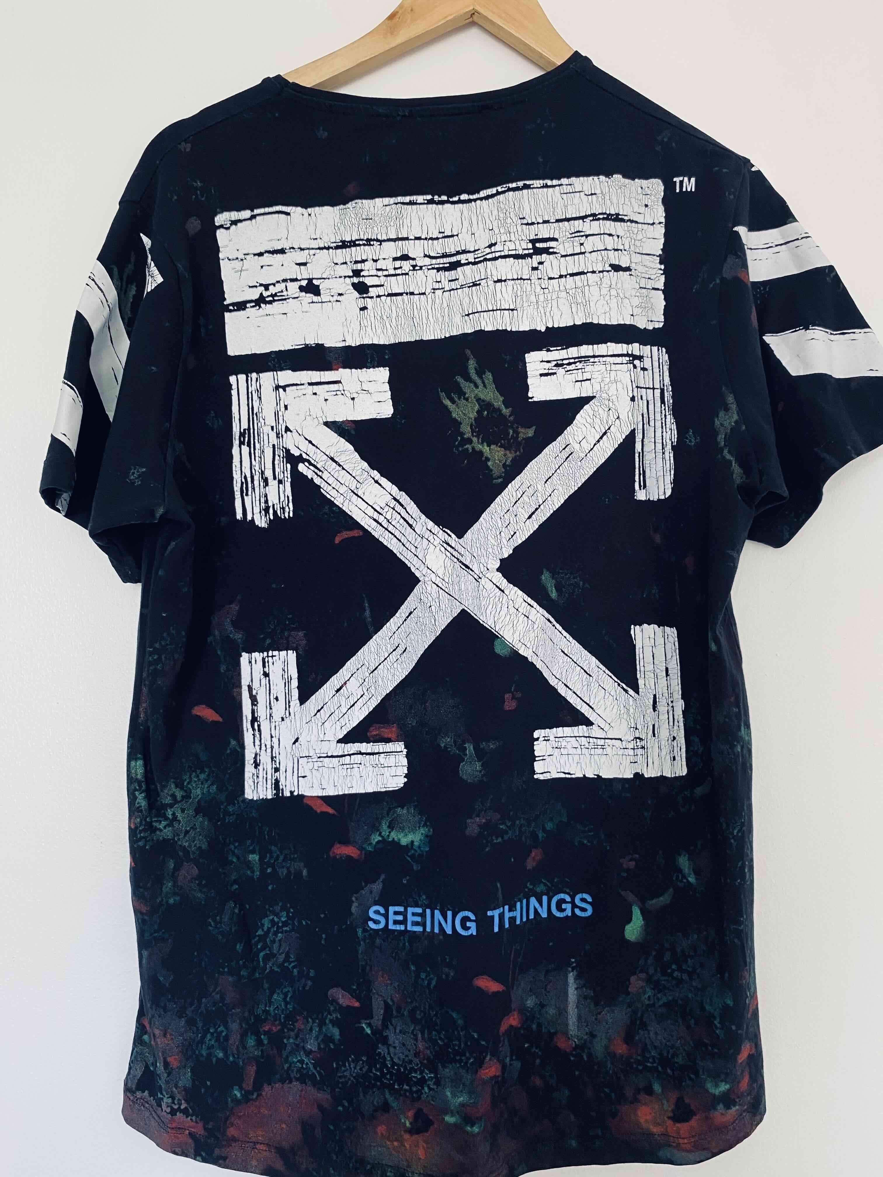 Polera negra off white original - miniatura 2