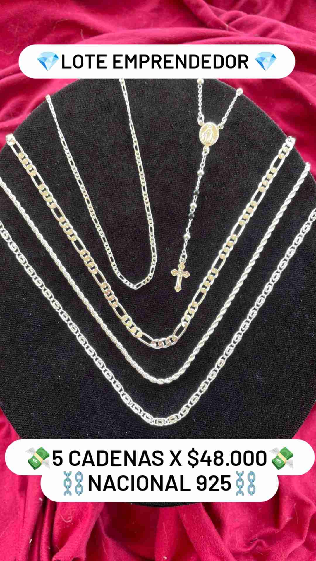 Lote Emprendedor de plata nacional 925