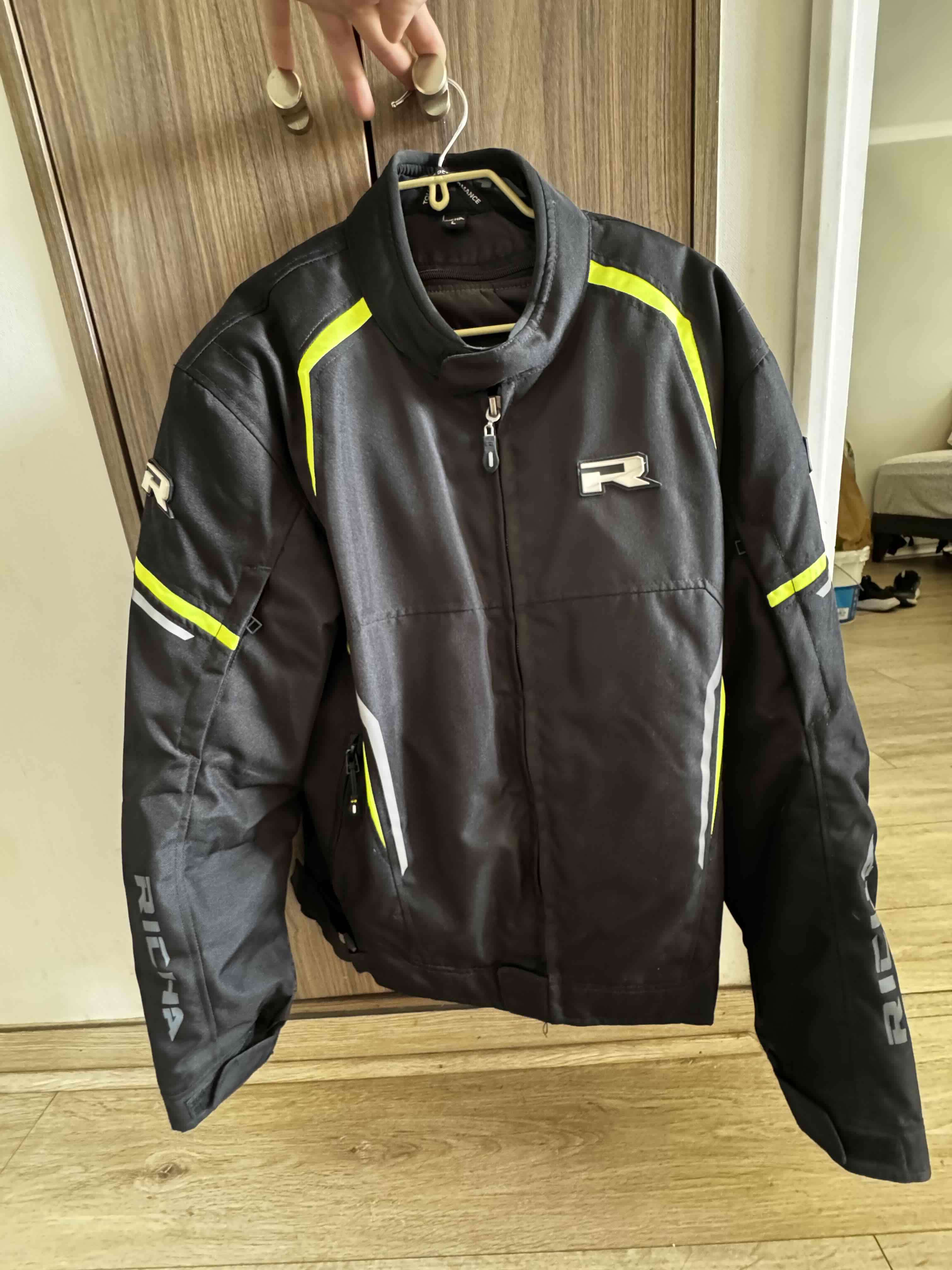 Chaqueta de motocicleta negra Richa - miniatura 2