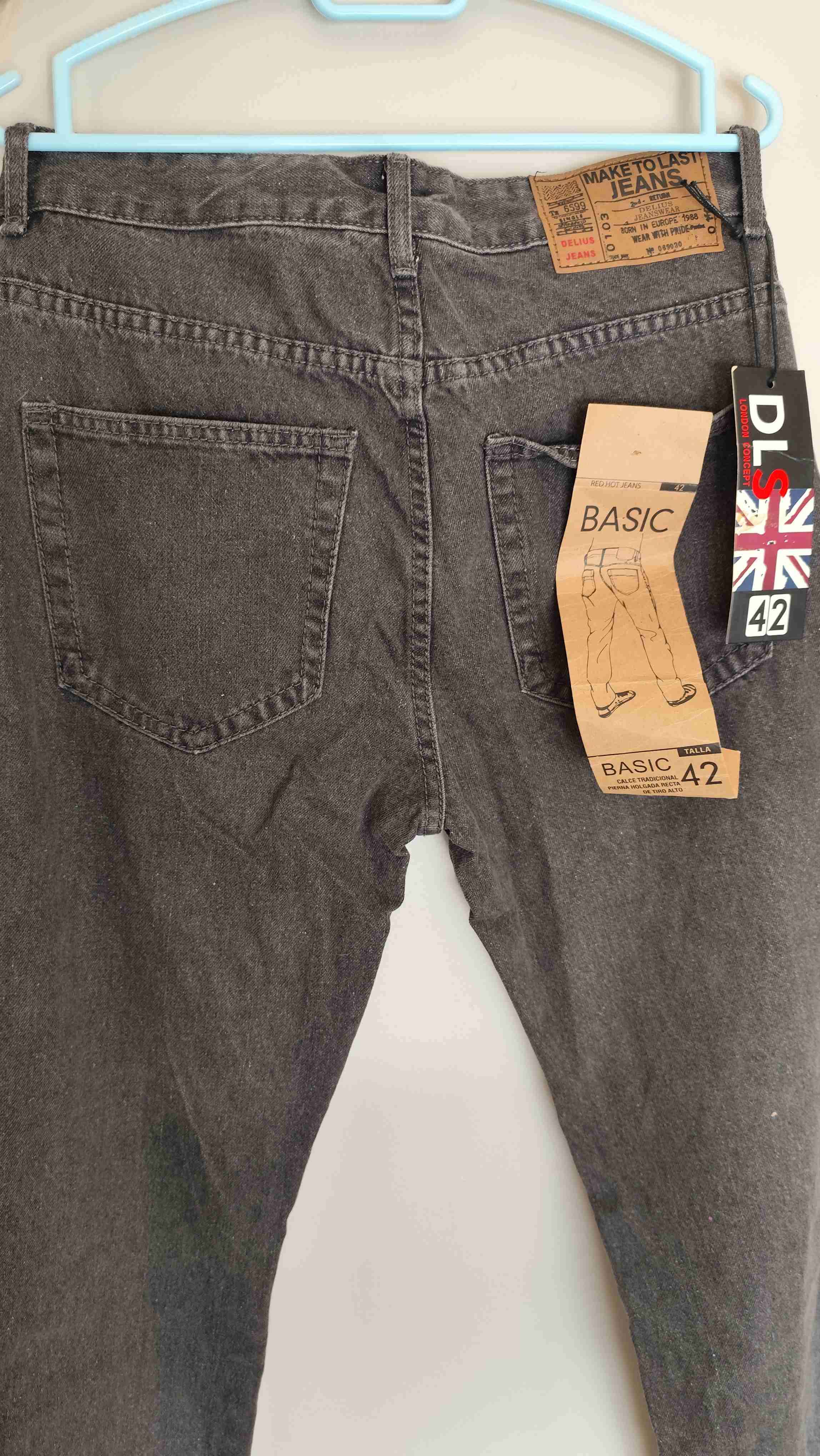 Jeans grises de mezclilla - miniatura 2