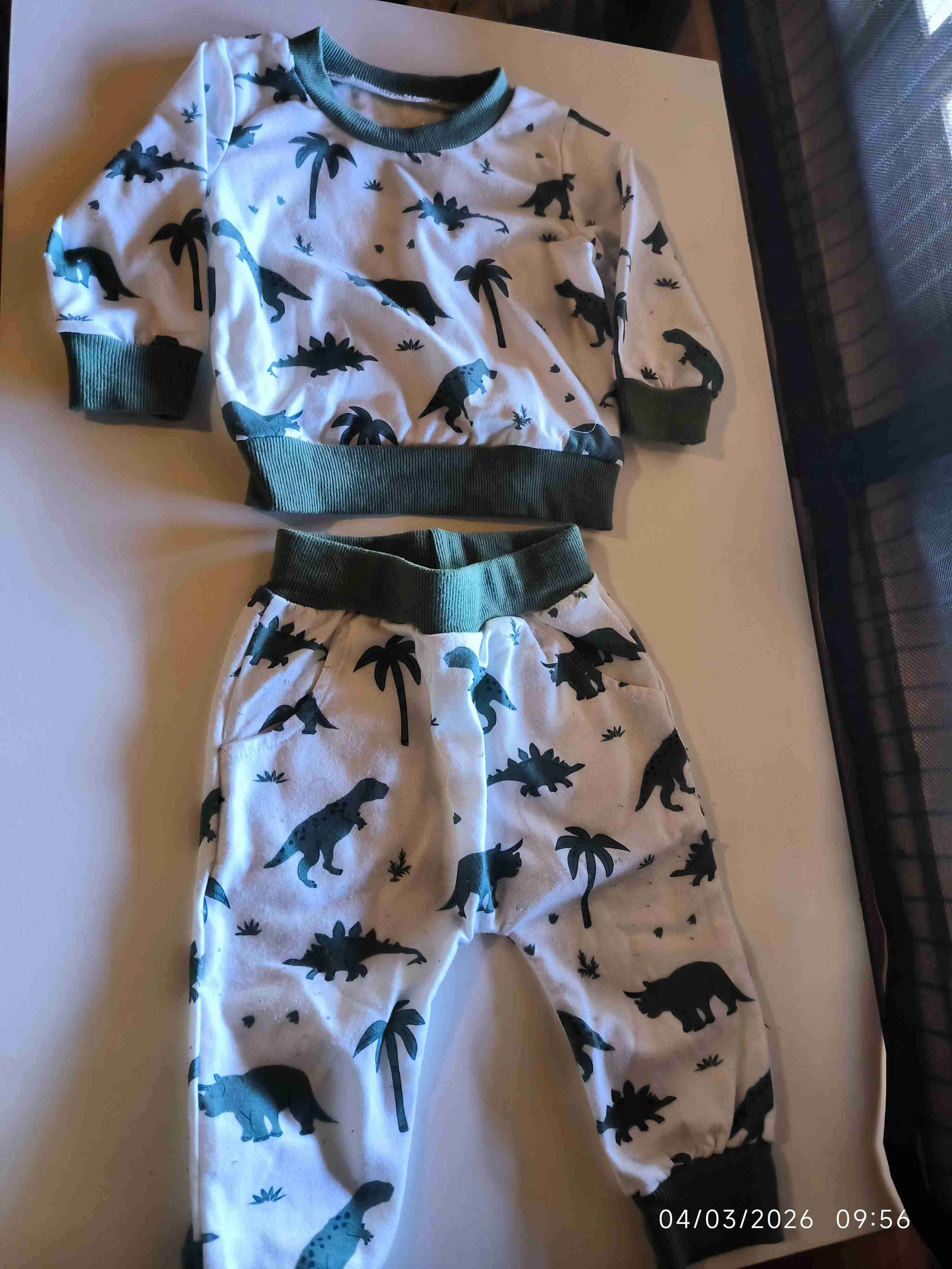 Conjunto ropa de dinosaurios para niños