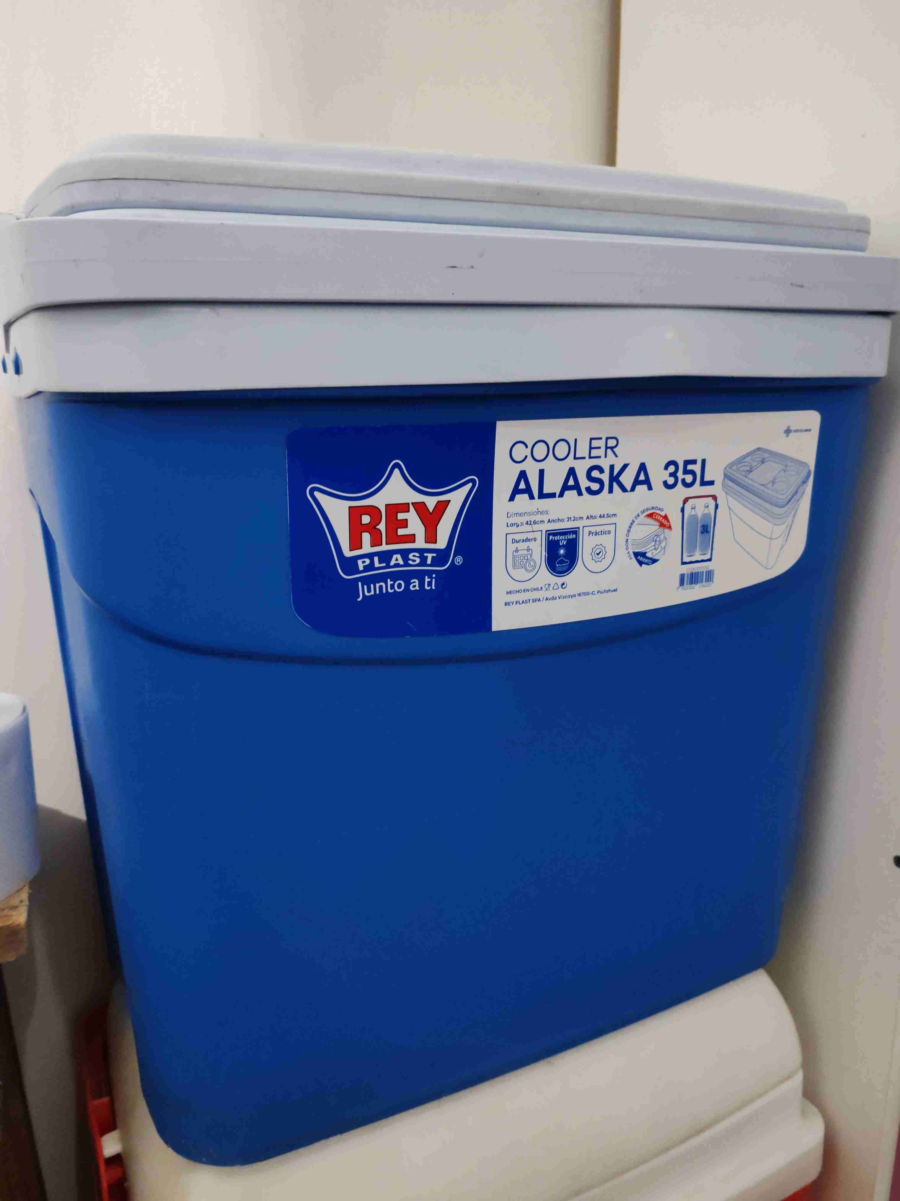 Cooler azul 35L Rey Plast
