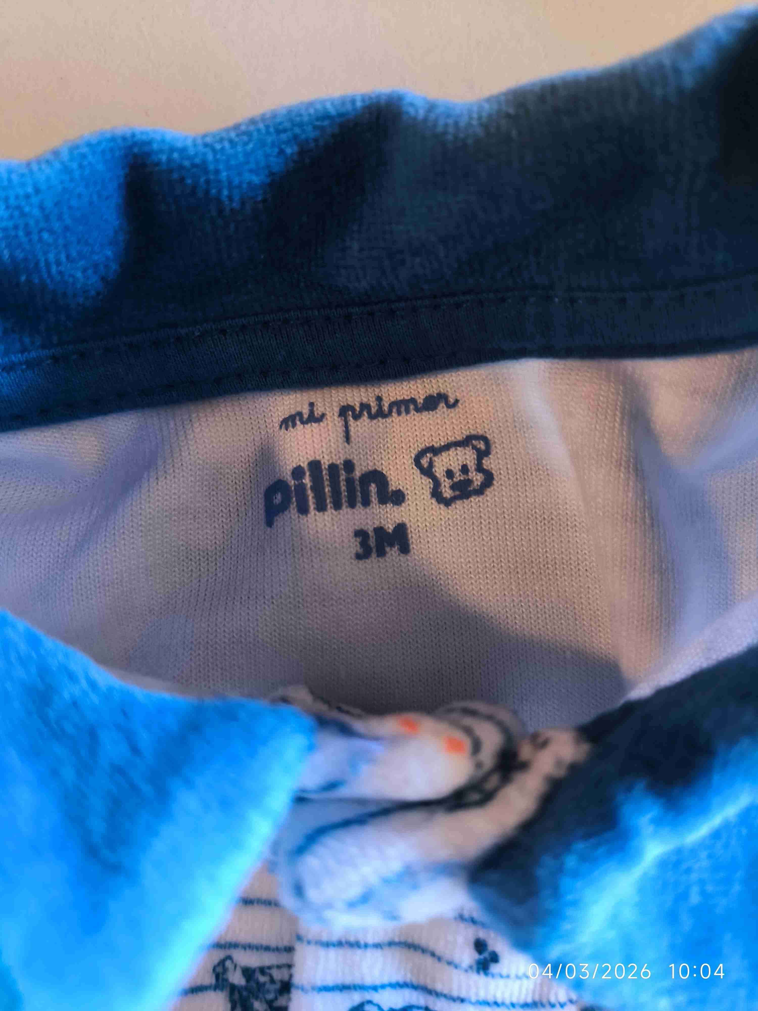 Enterito de bebé a rayas - miniatura 2