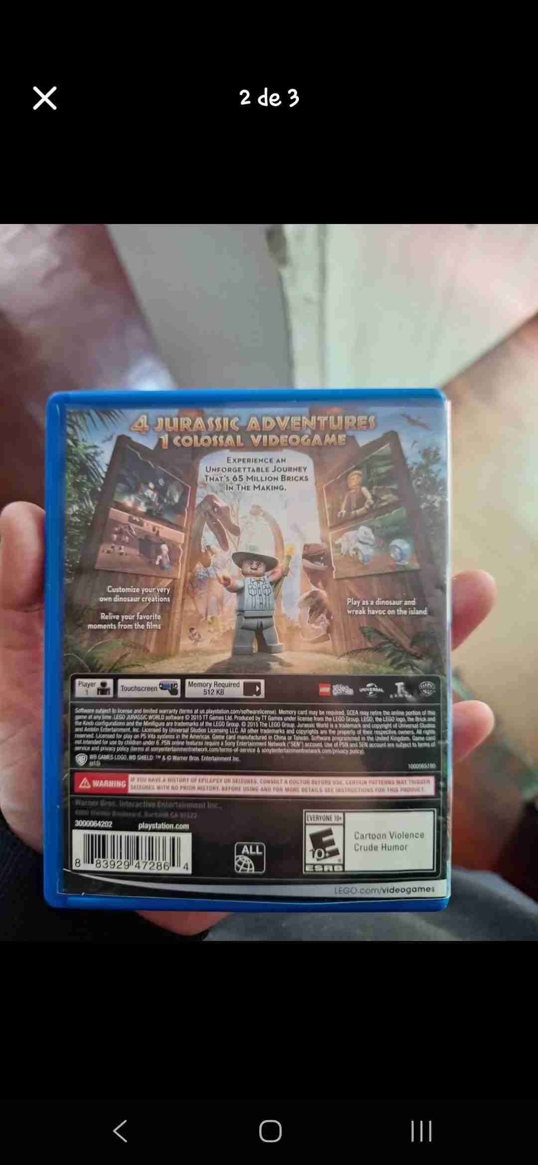 Juego LEGO Jurassic World PS Vita - miniatura 2