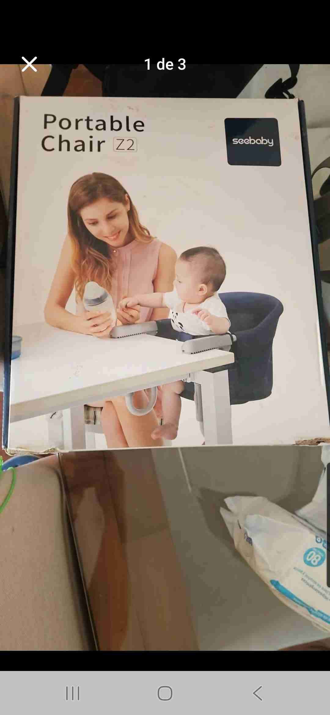 Silla portátil para bebé - miniatura 3