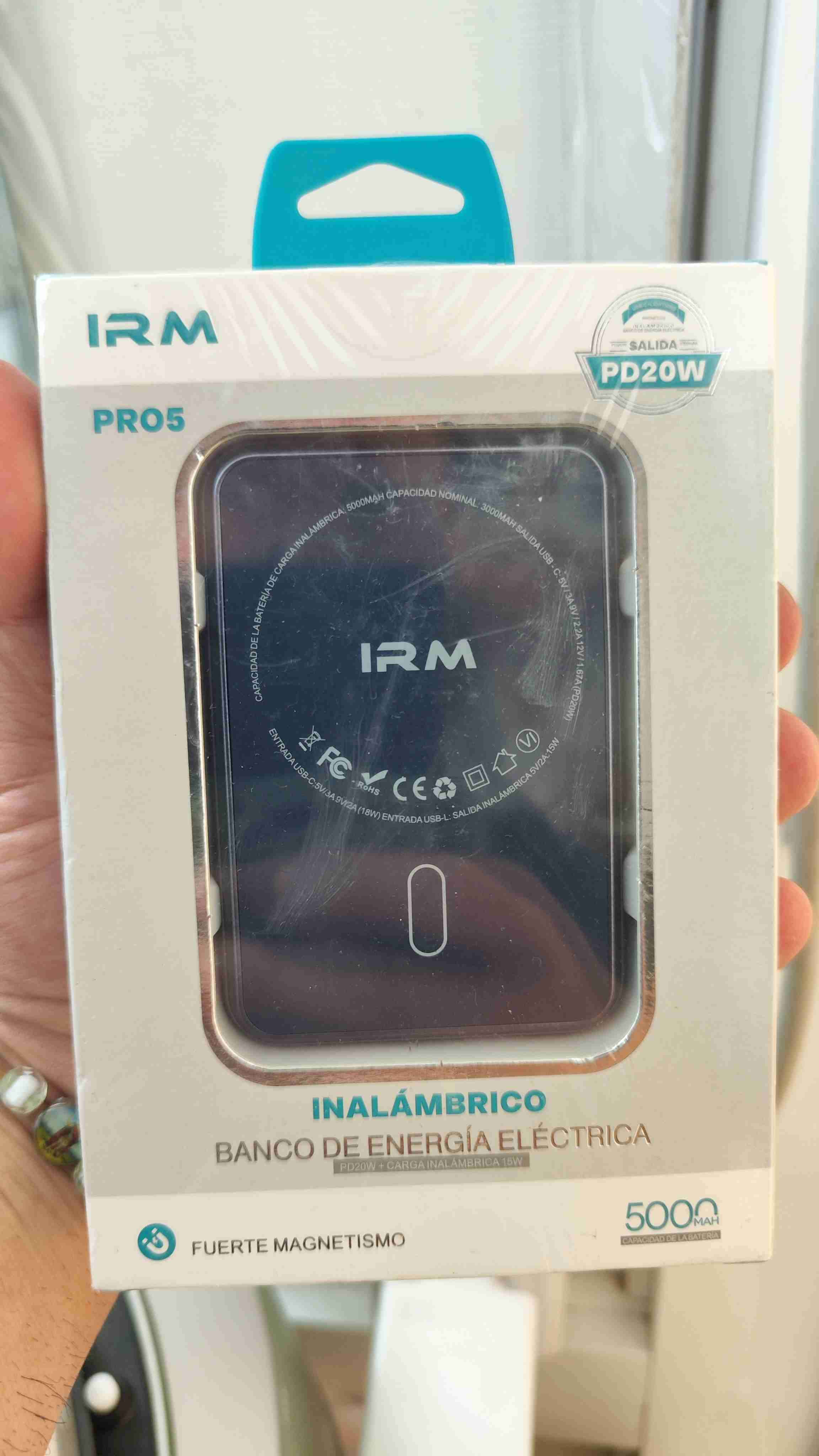 Banco de energía inalámbrico IRM