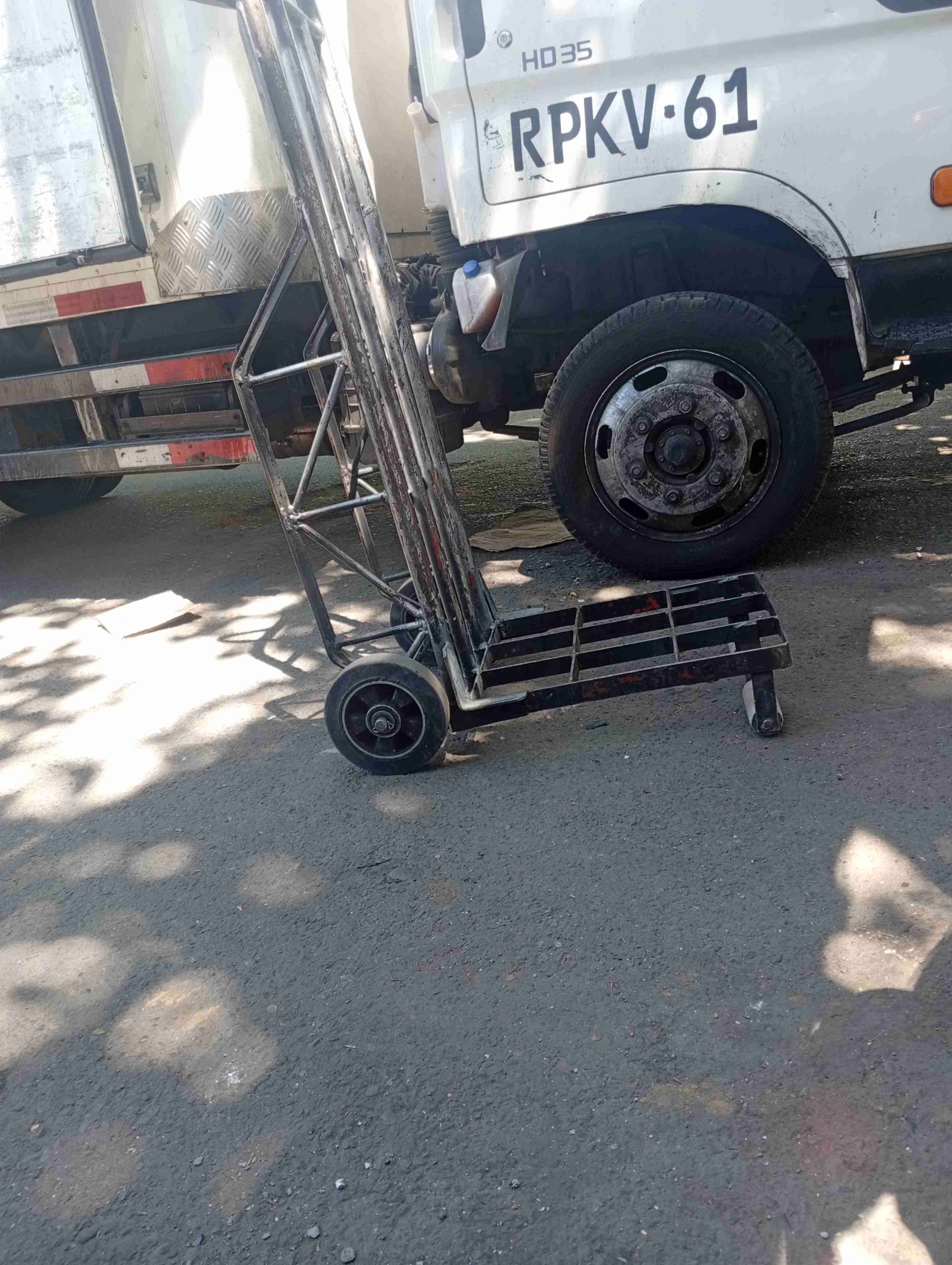 Carro de carga plegable metálico