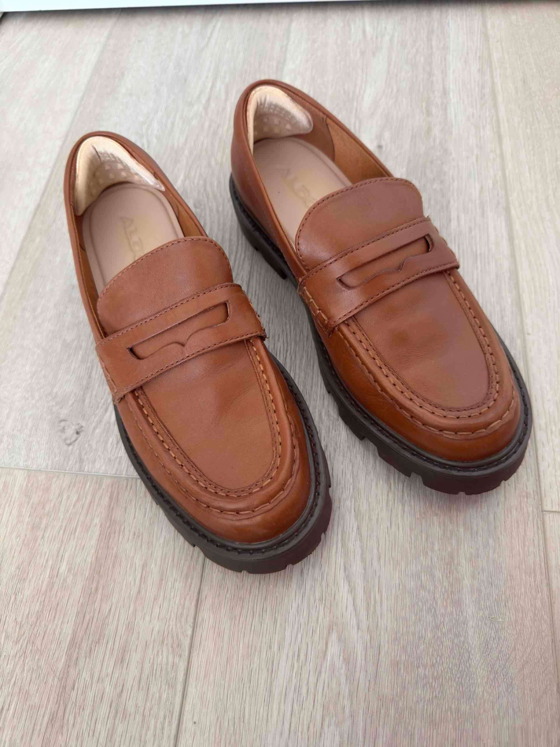 Zapatos mocasines café mujer