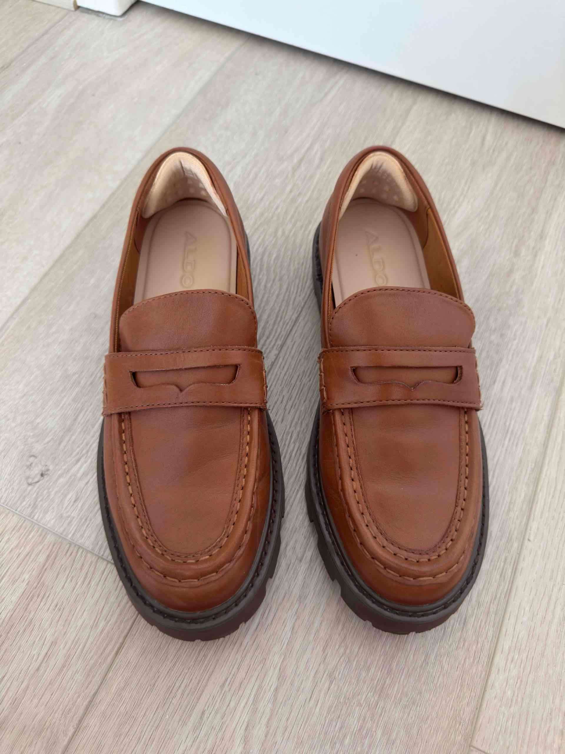 Zapatos mocasines café mujer - miniatura 3