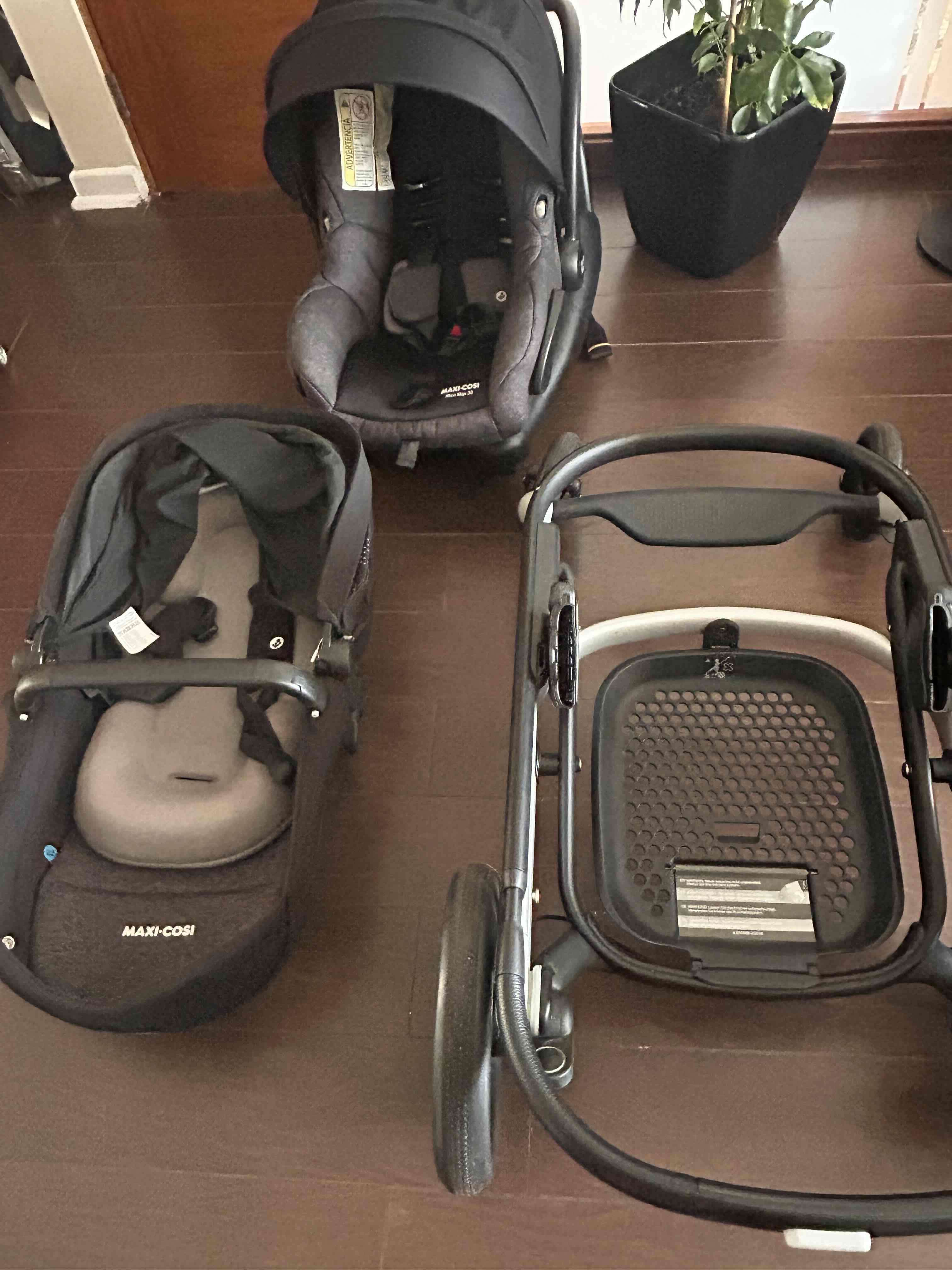 Pack bebé Coche para bebé Maxi-Cosi+ cuna colecho - miniatura 2