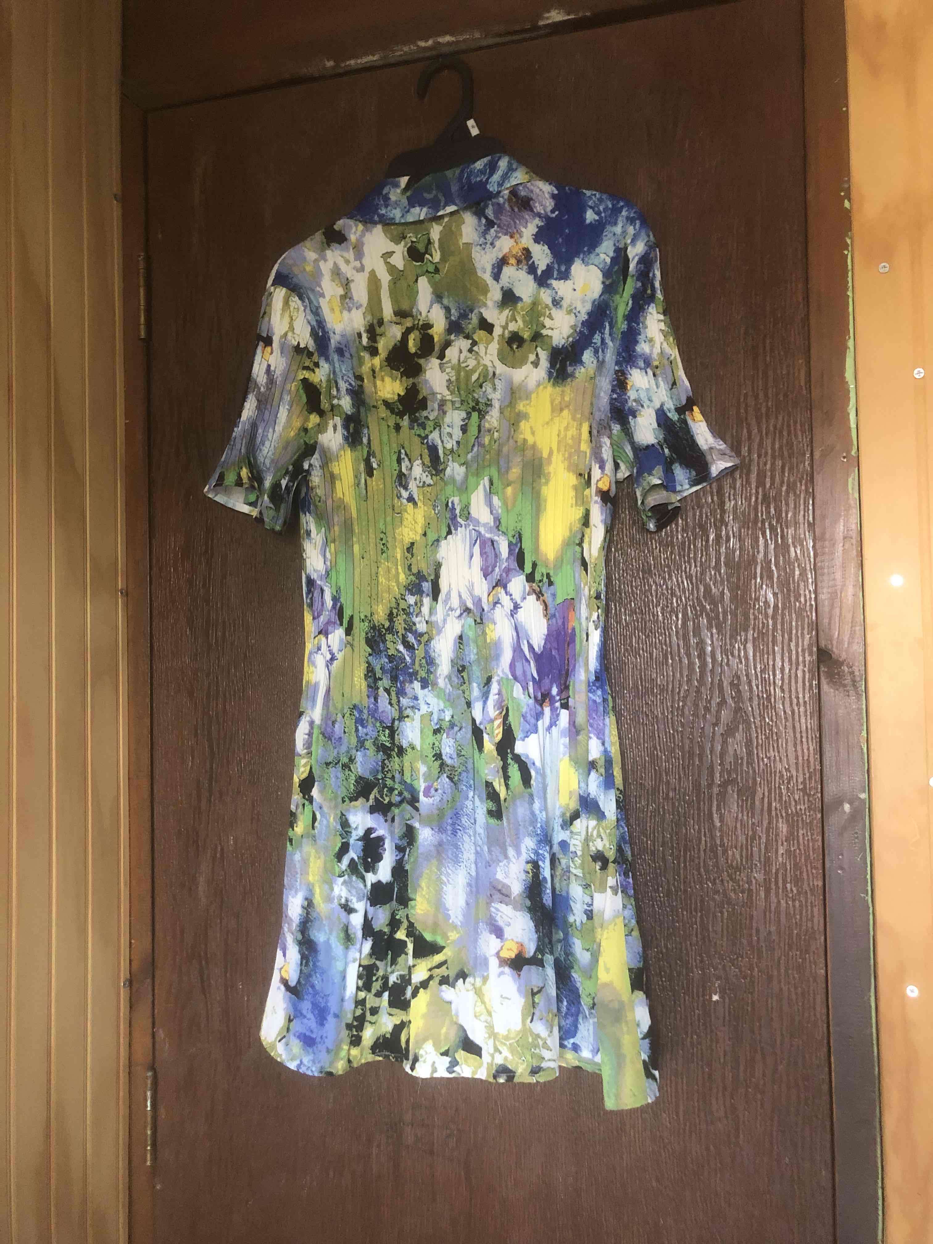 Vestido corto floral multicolor - miniatura 2