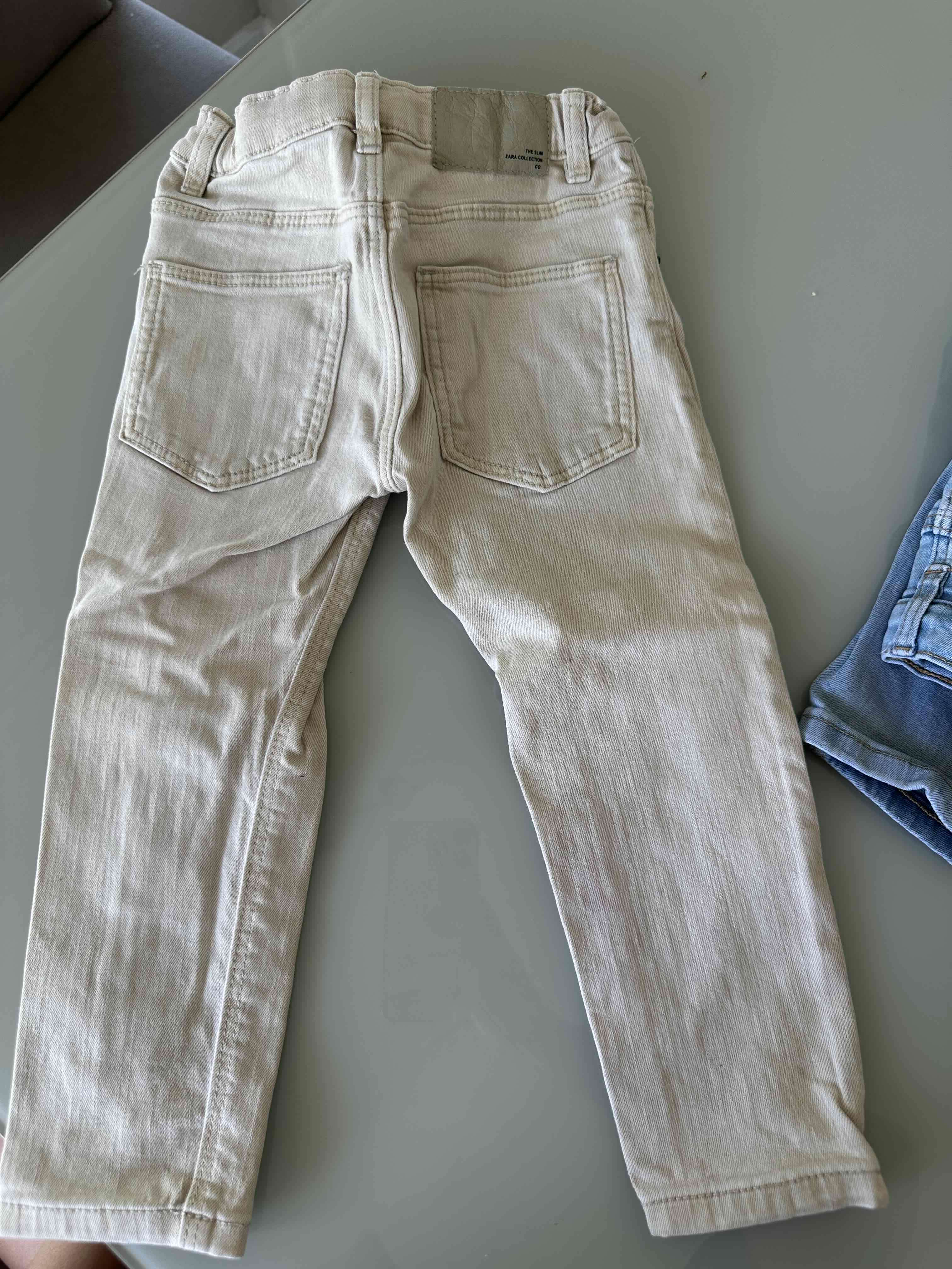 Pantalones de niño color beige - miniatura 2