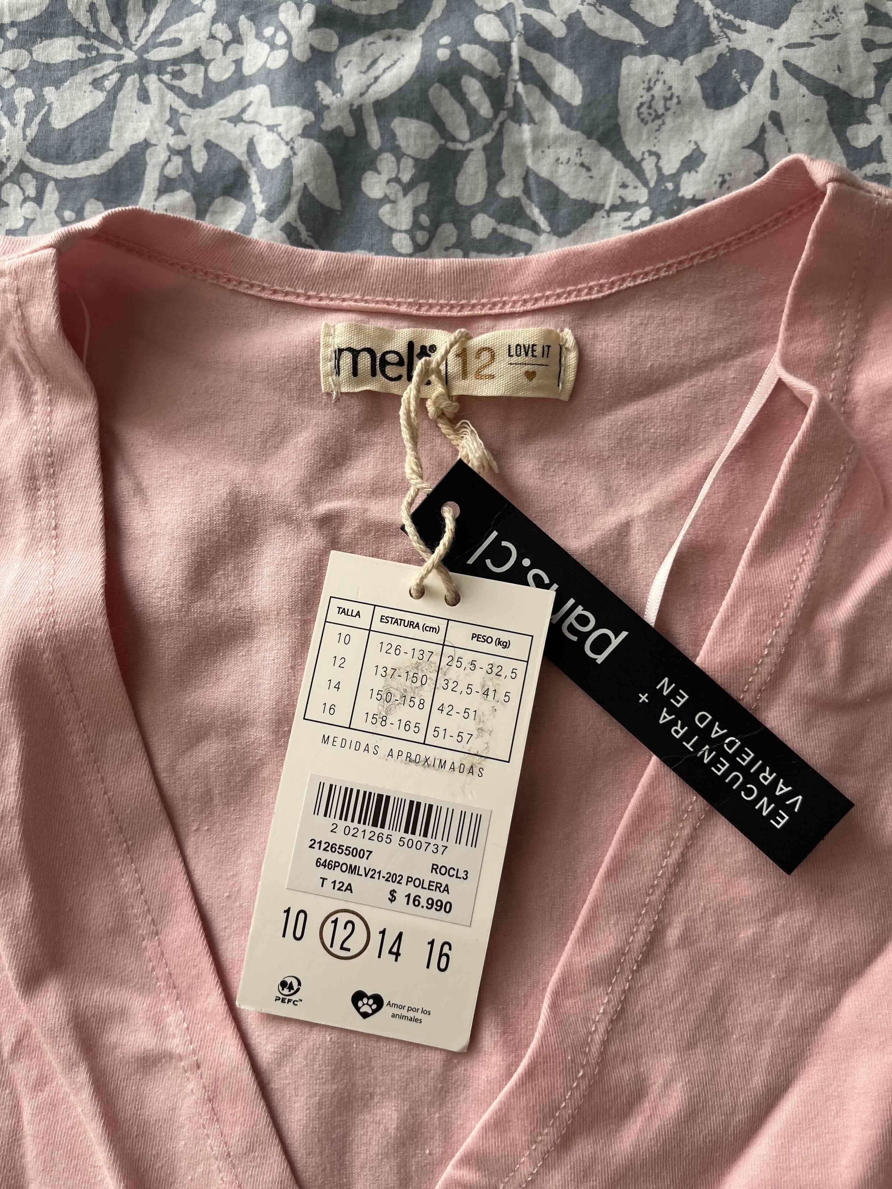 Blusa cruzada rosa nueva - miniatura 2
