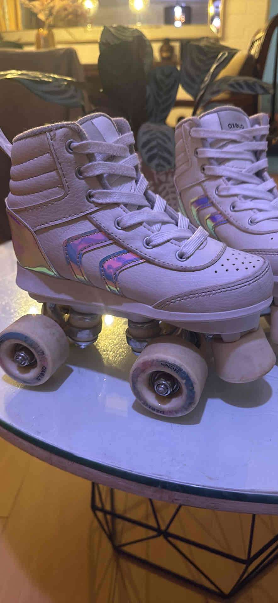 Patines estilo retro color beige - miniatura 2