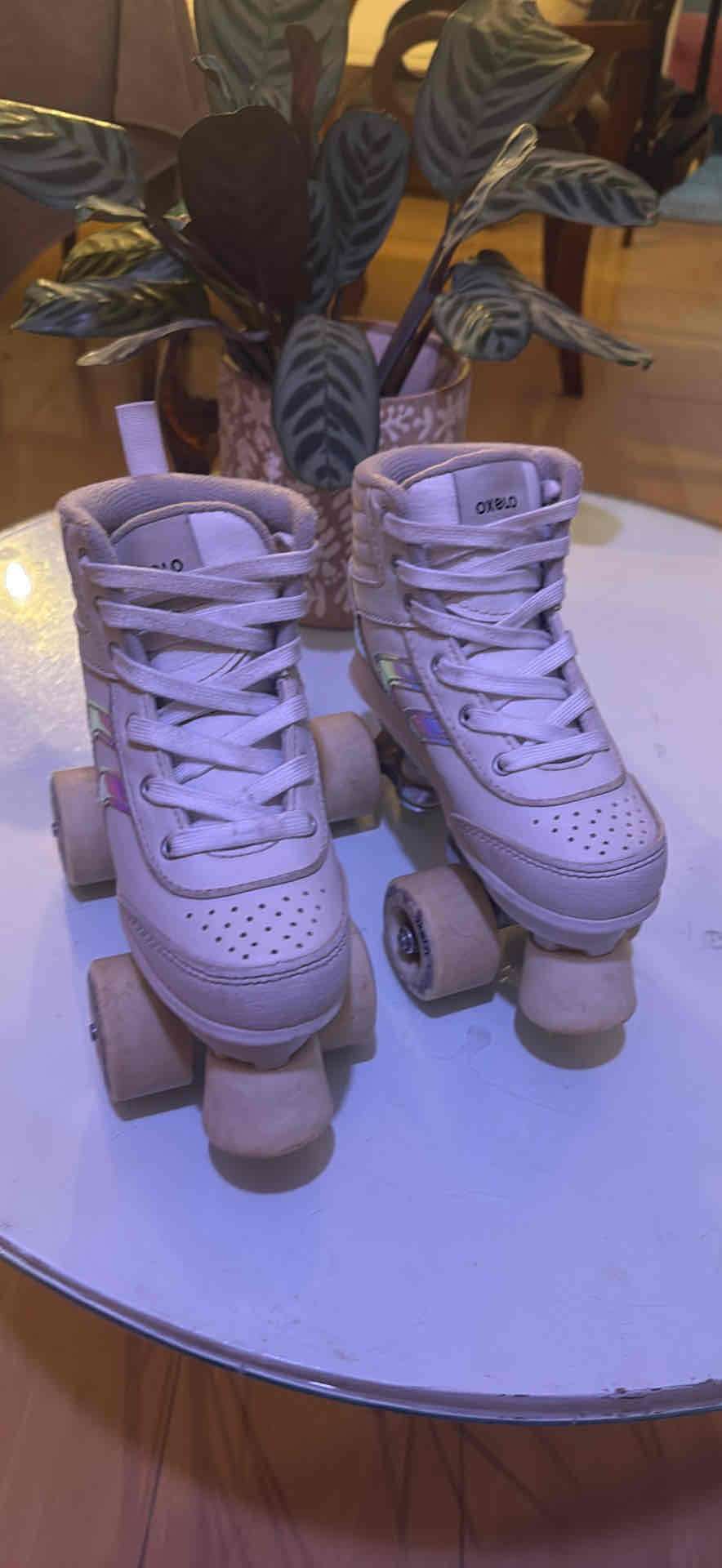 Patines estilo retro color beige - miniatura 3