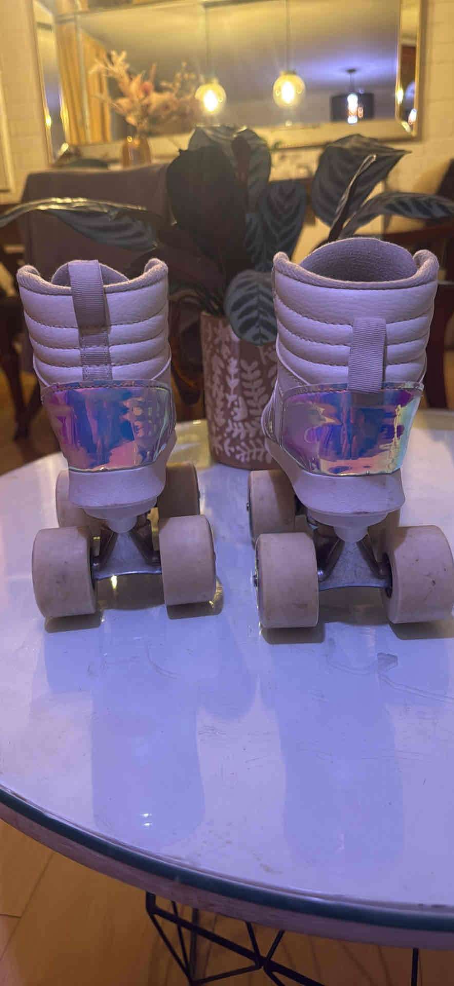 Patines estilo retro color beige - miniatura 4