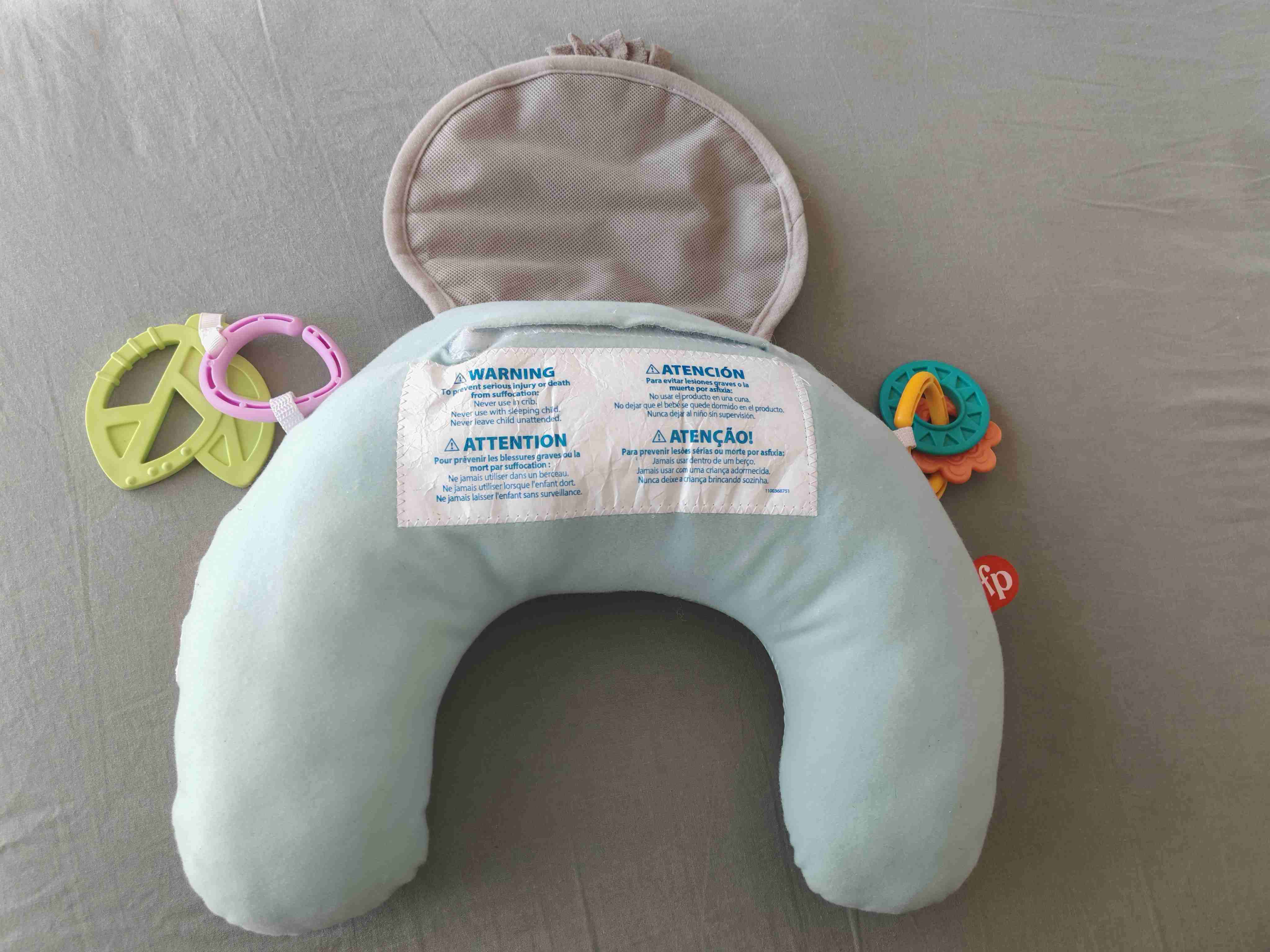 Cojín Tummy Time Fisher-Price Perezoso con Música - miniatura 2