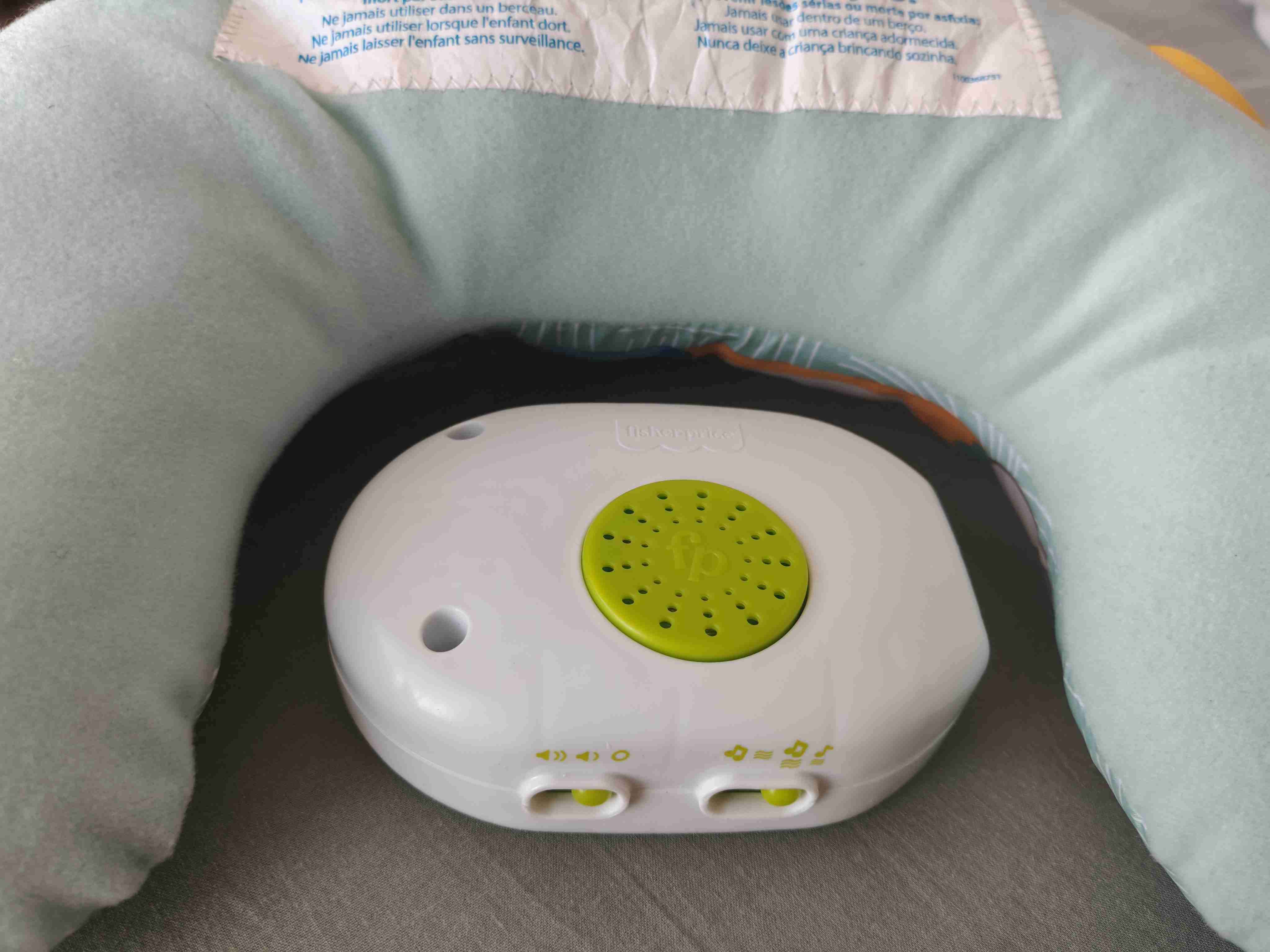 Cojín Tummy Time Fisher-Price Perezoso con Música - miniatura 4