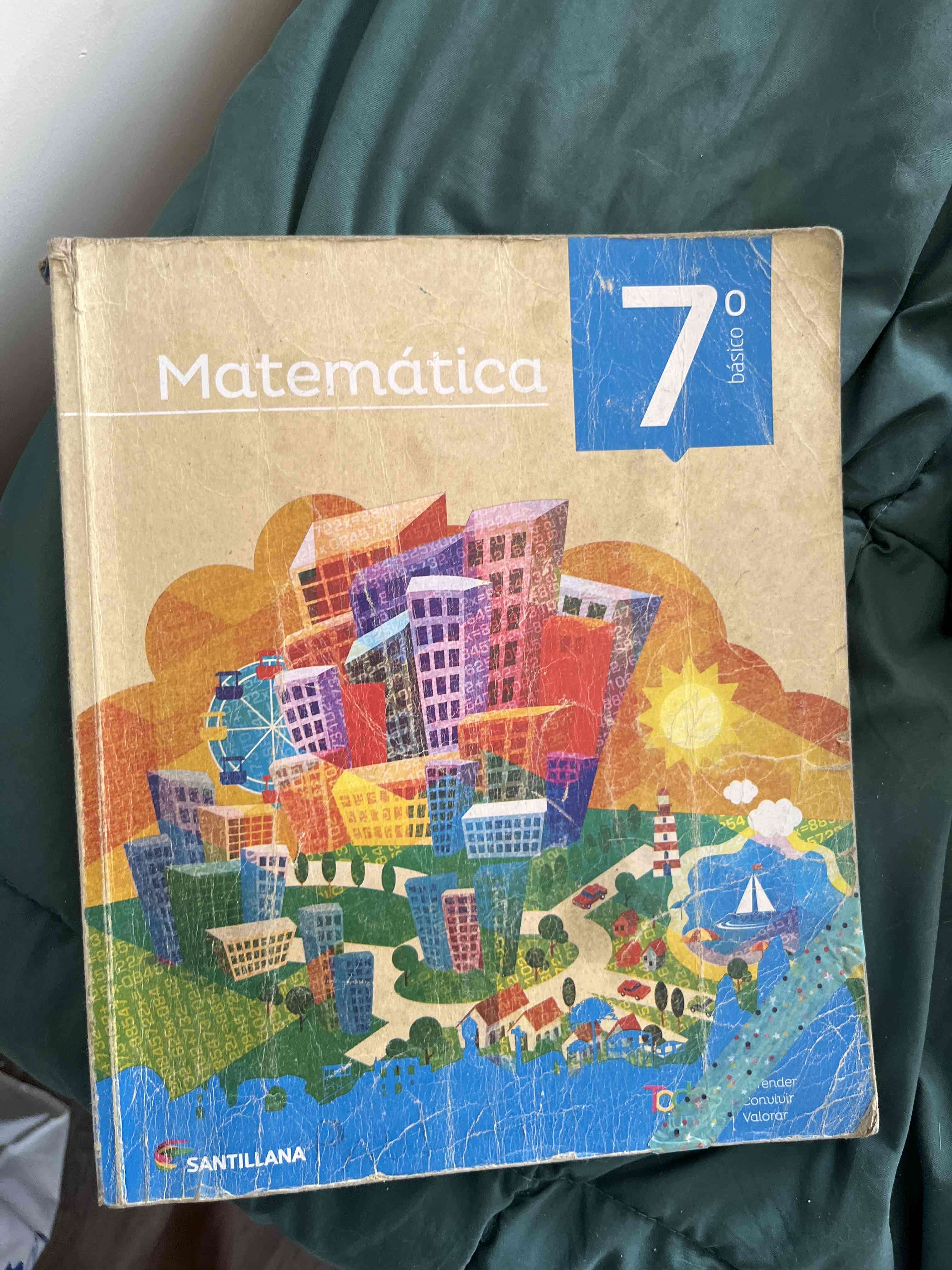 Libro Matemáticas 7° Básico Santillana