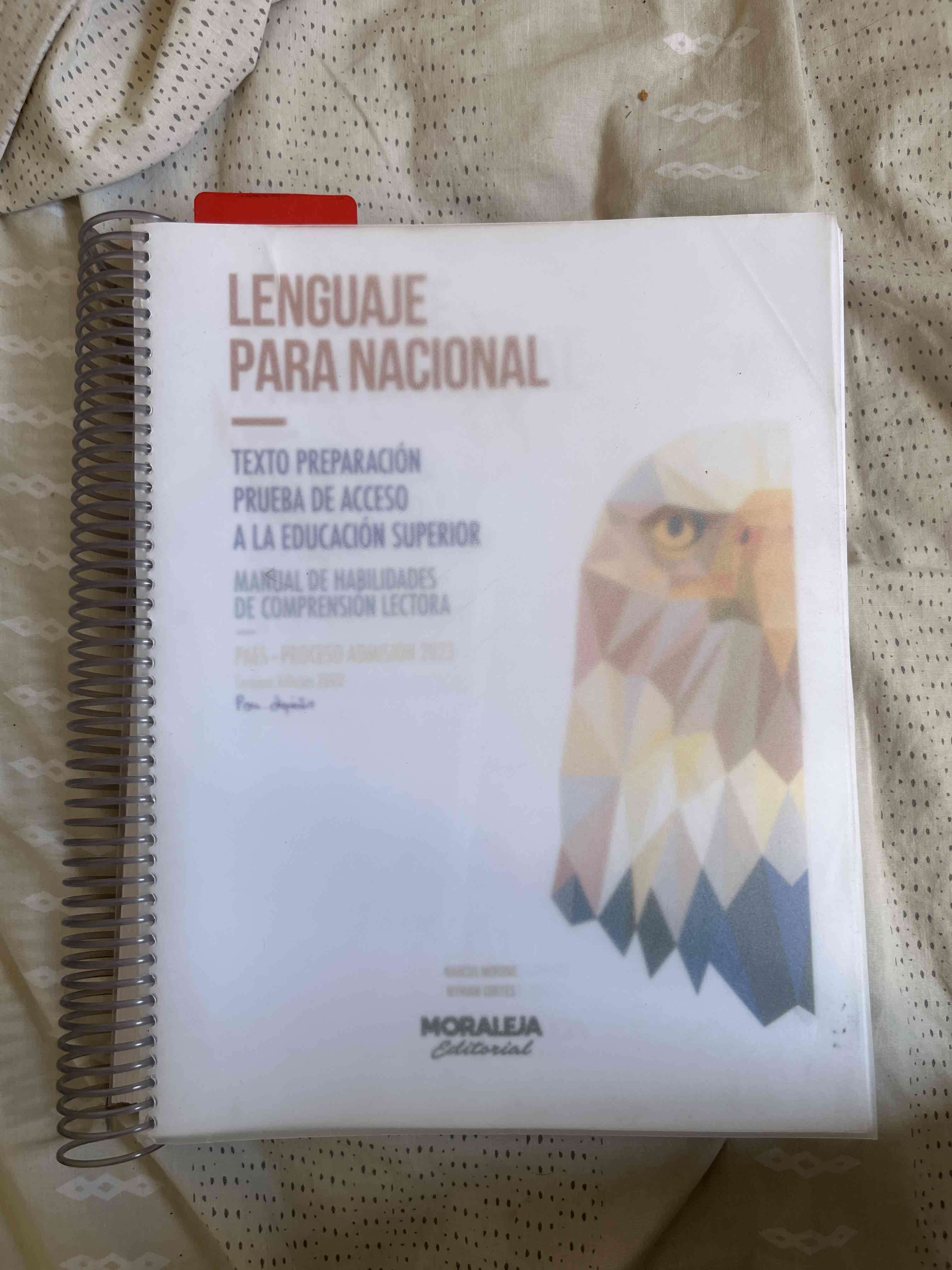 Libro Lenguaje para Nacional