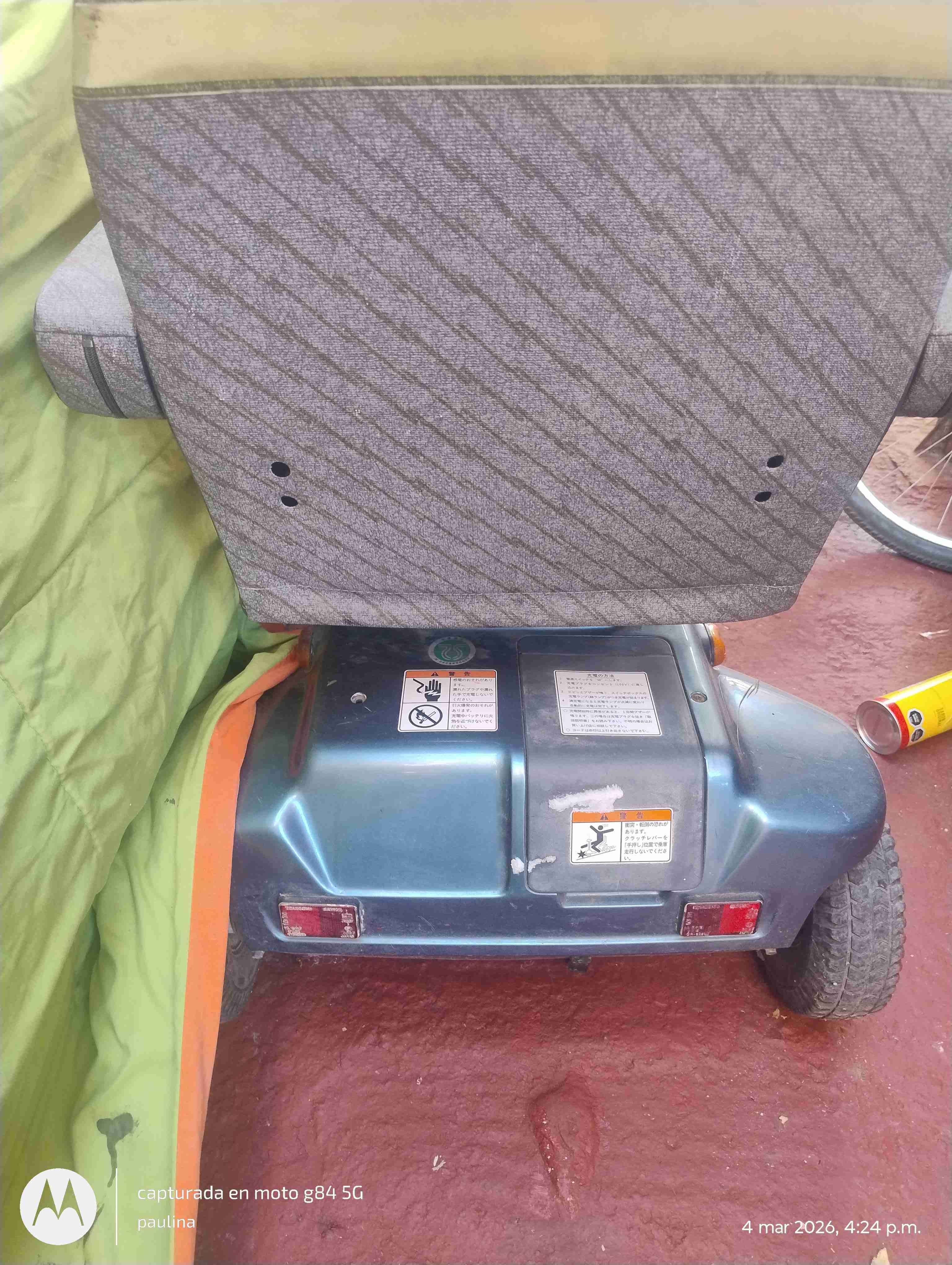 Scooter eléctrico Suzuki azul - miniatura 3