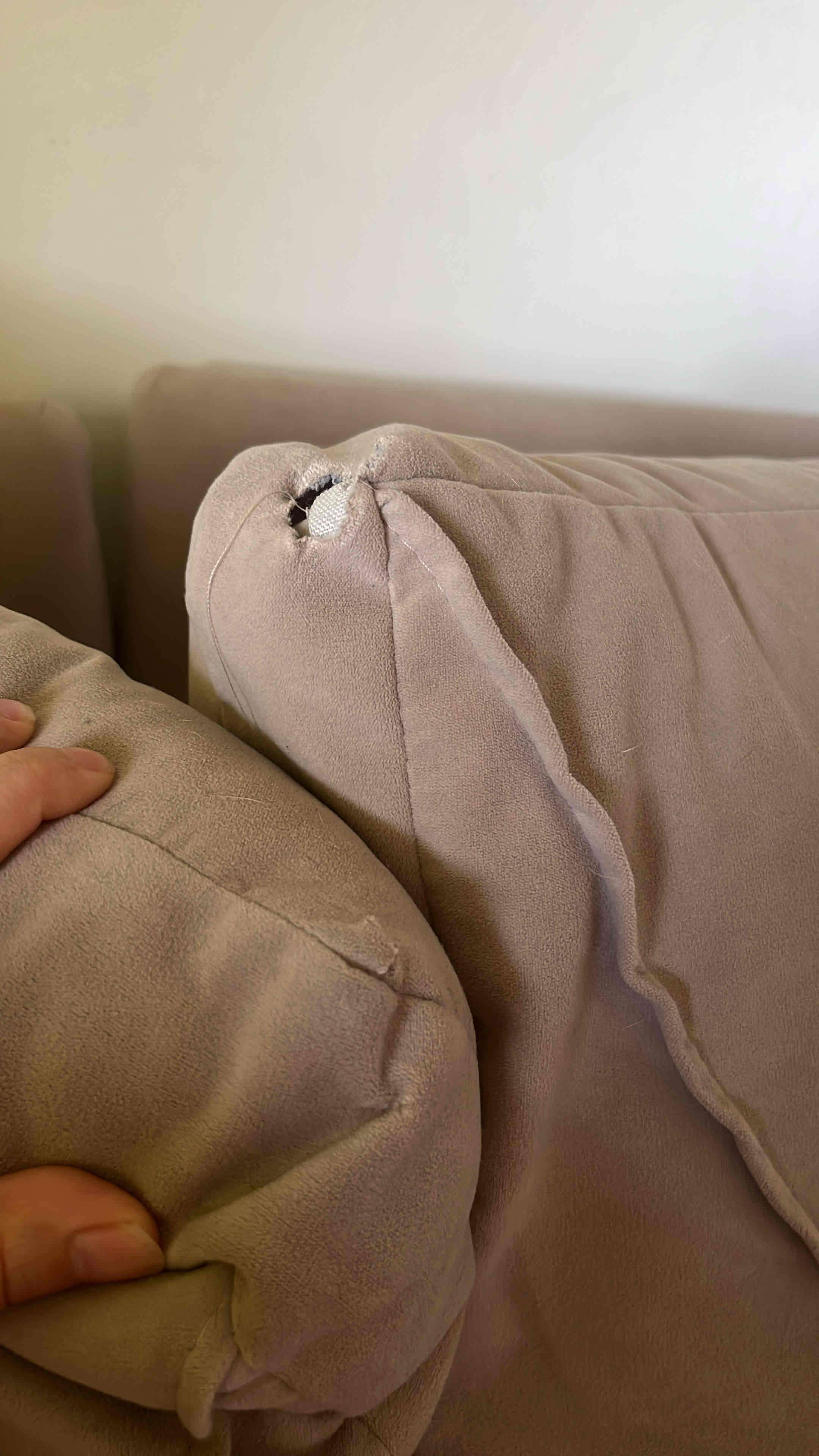 Sofá seccional beige - miniatura 5