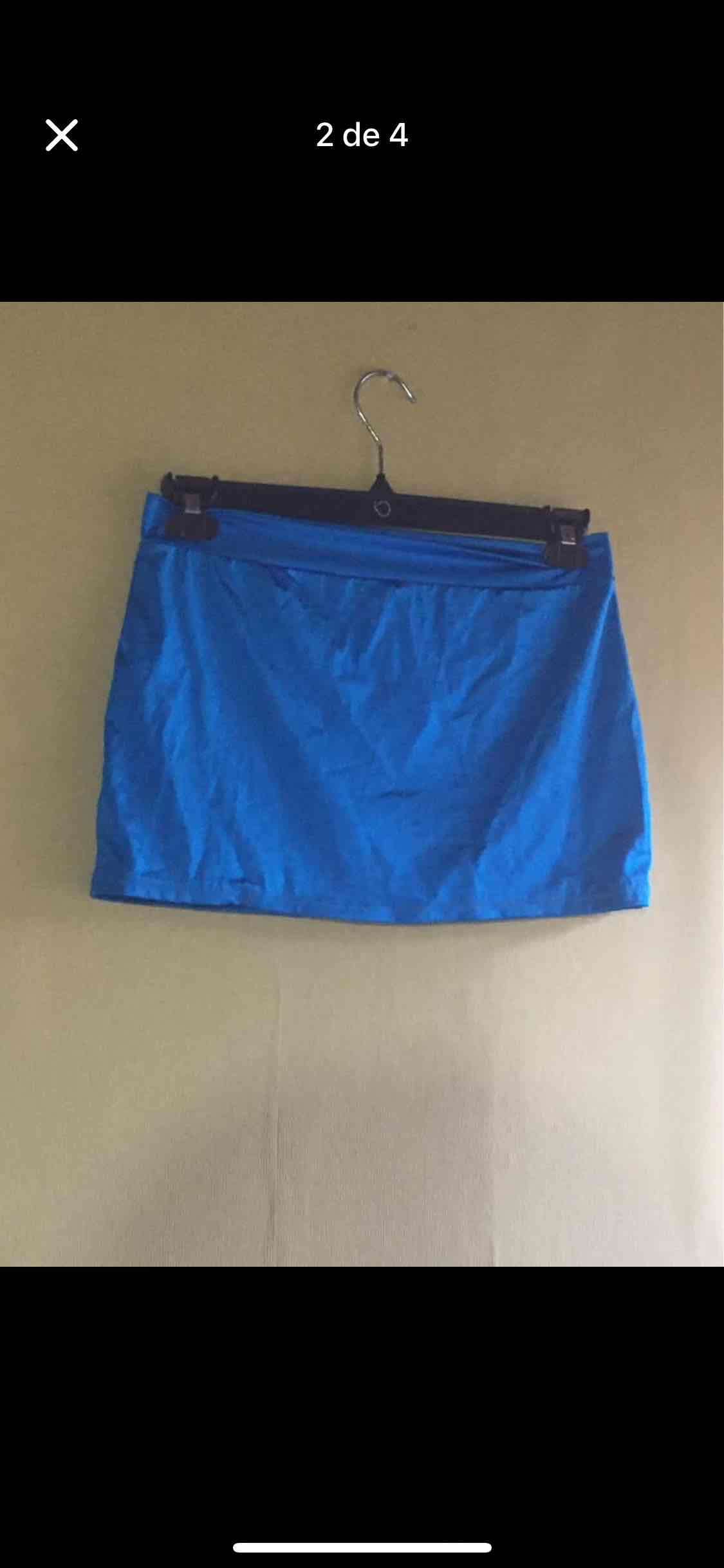 Conjunto azul con hombros descubiertos - miniatura 6