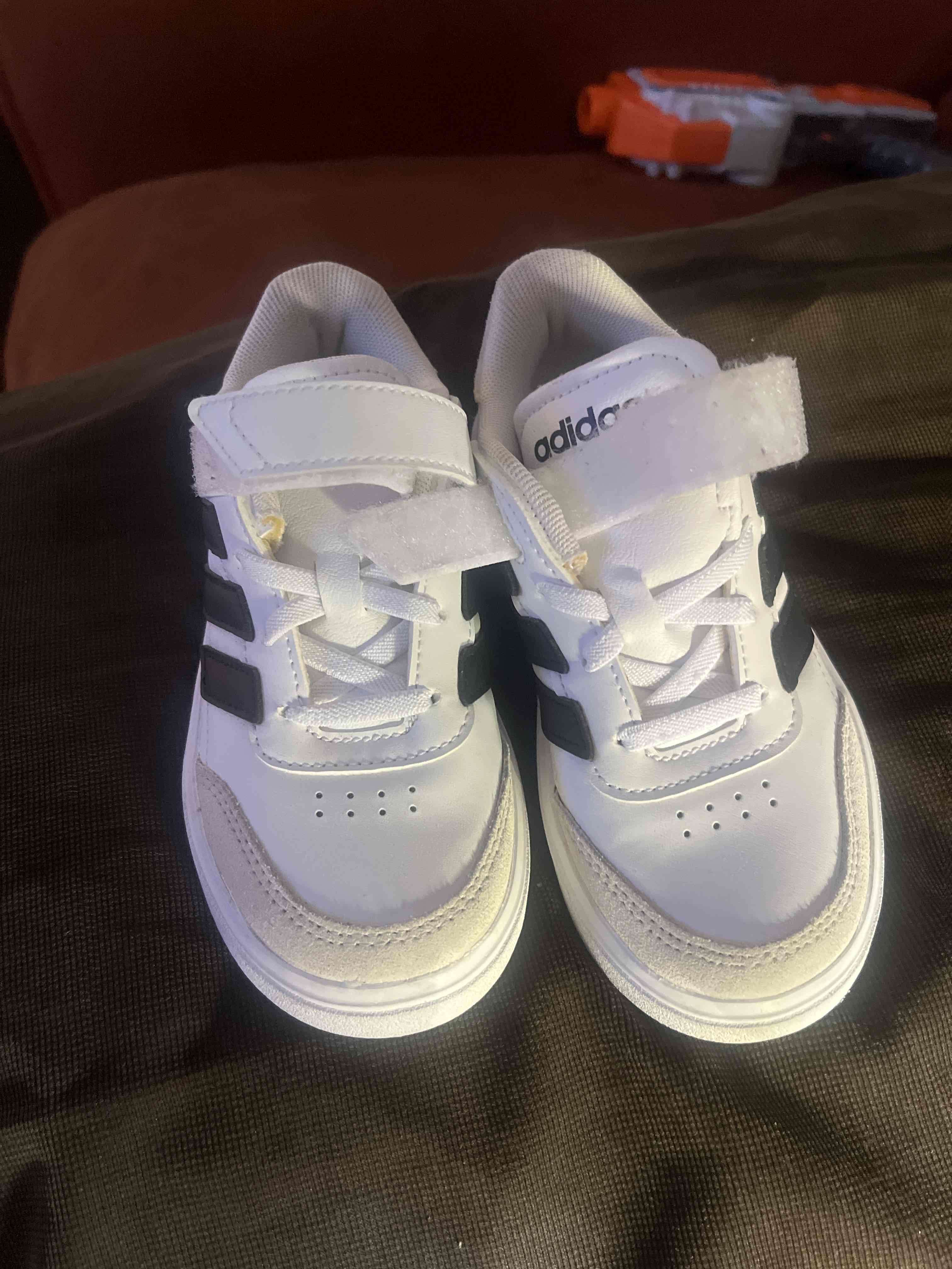 Zapatillas blancas Adidas para niño - miniatura 3