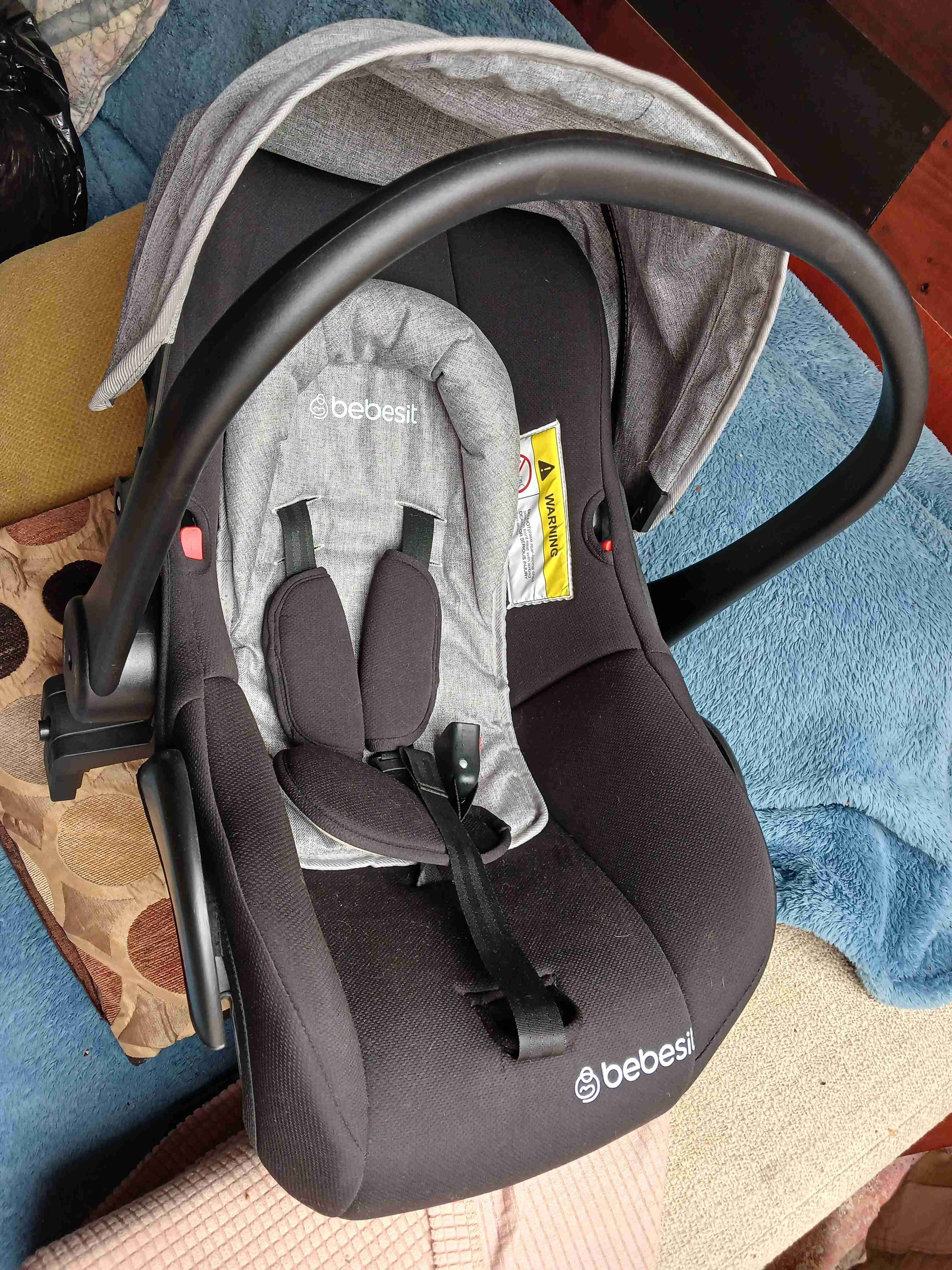 Silla de auto Bebesit negra - miniatura 3
