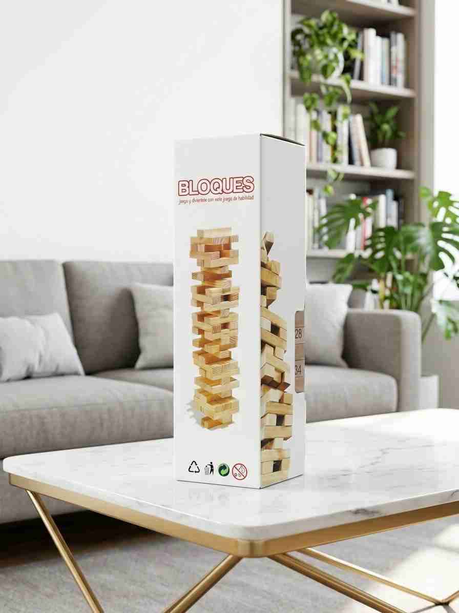 Juego de bloques tipo Jenga