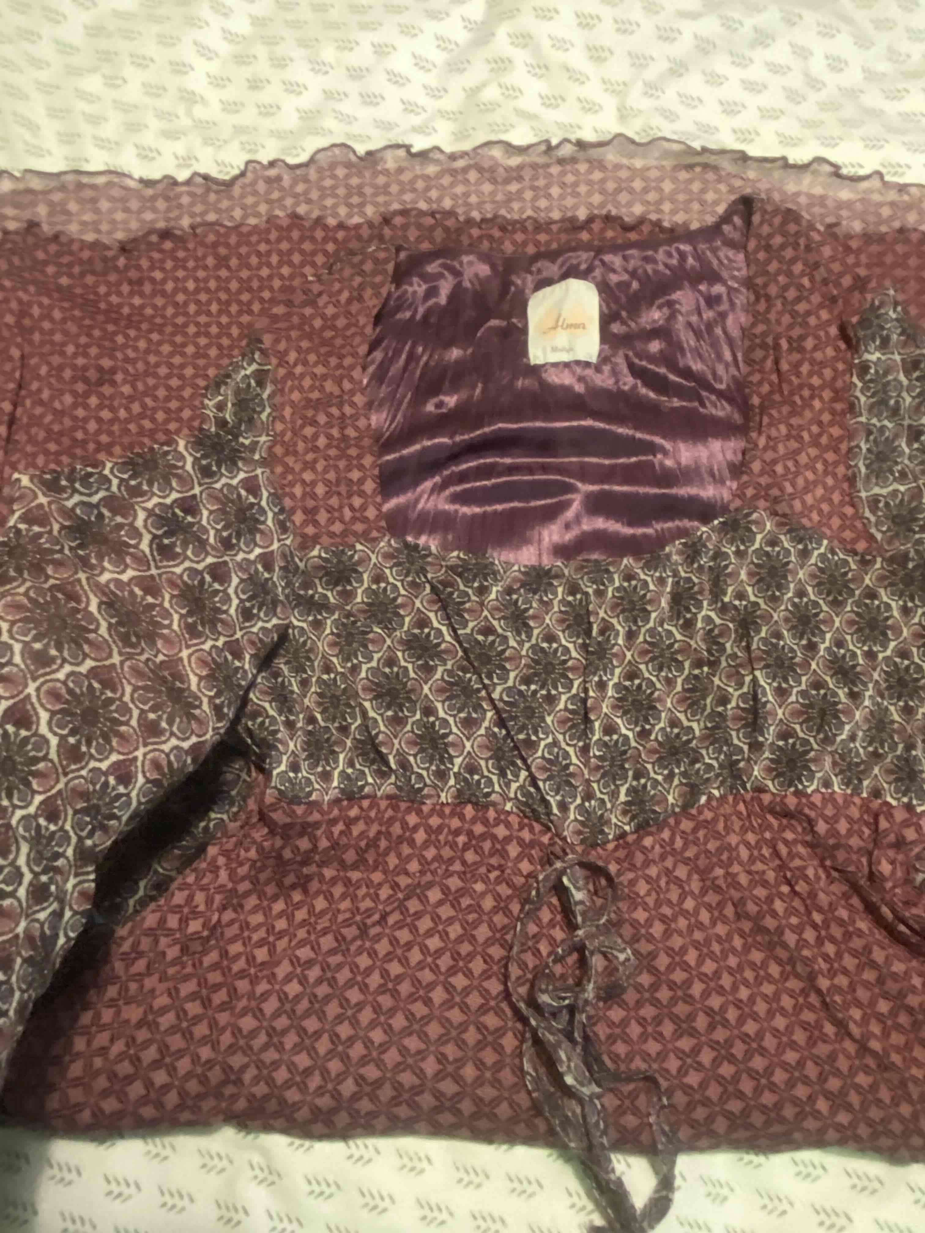 Vestido bohemio manga 3/4 - miniatura 4