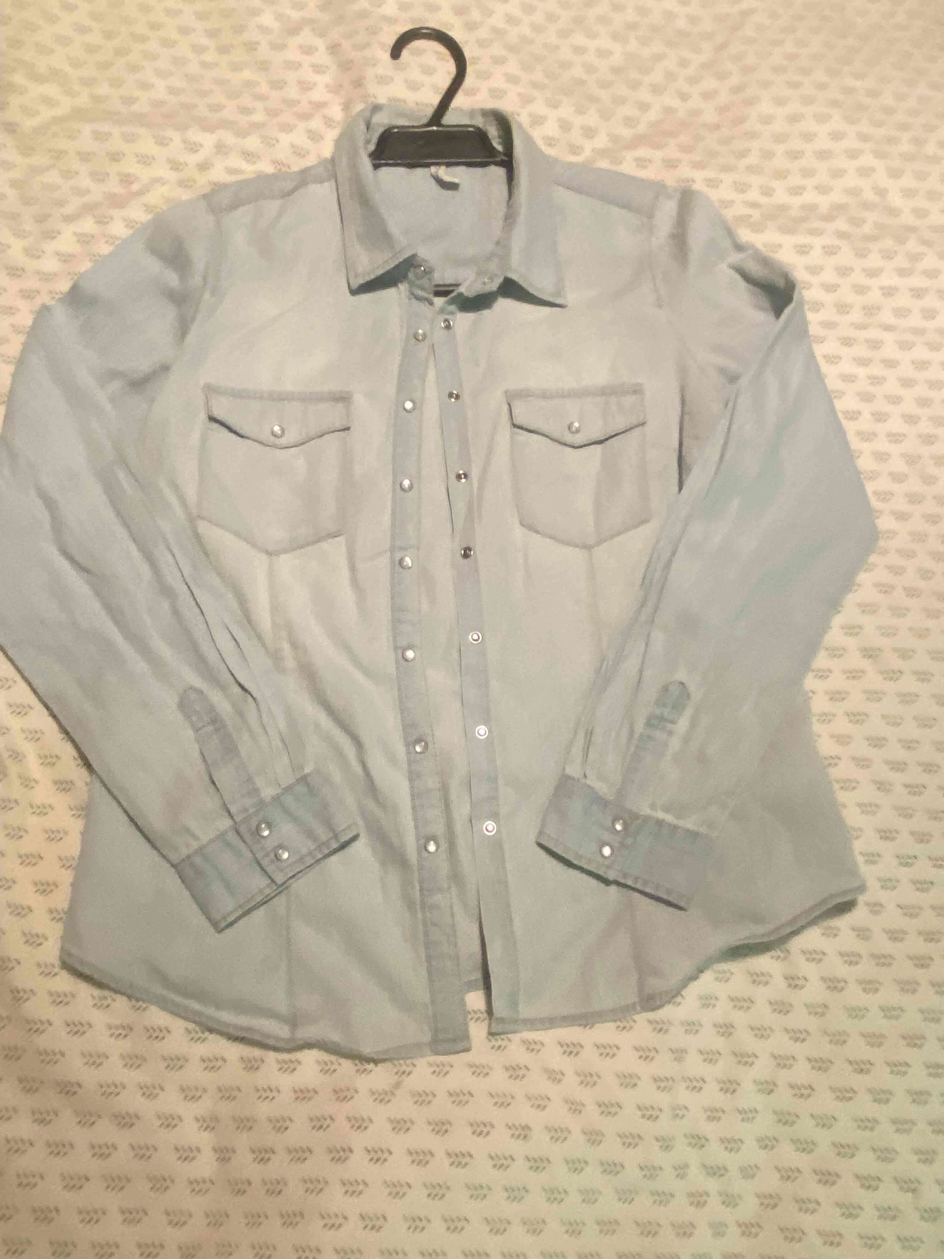 Camisa de mezclilla celeste - miniatura 2