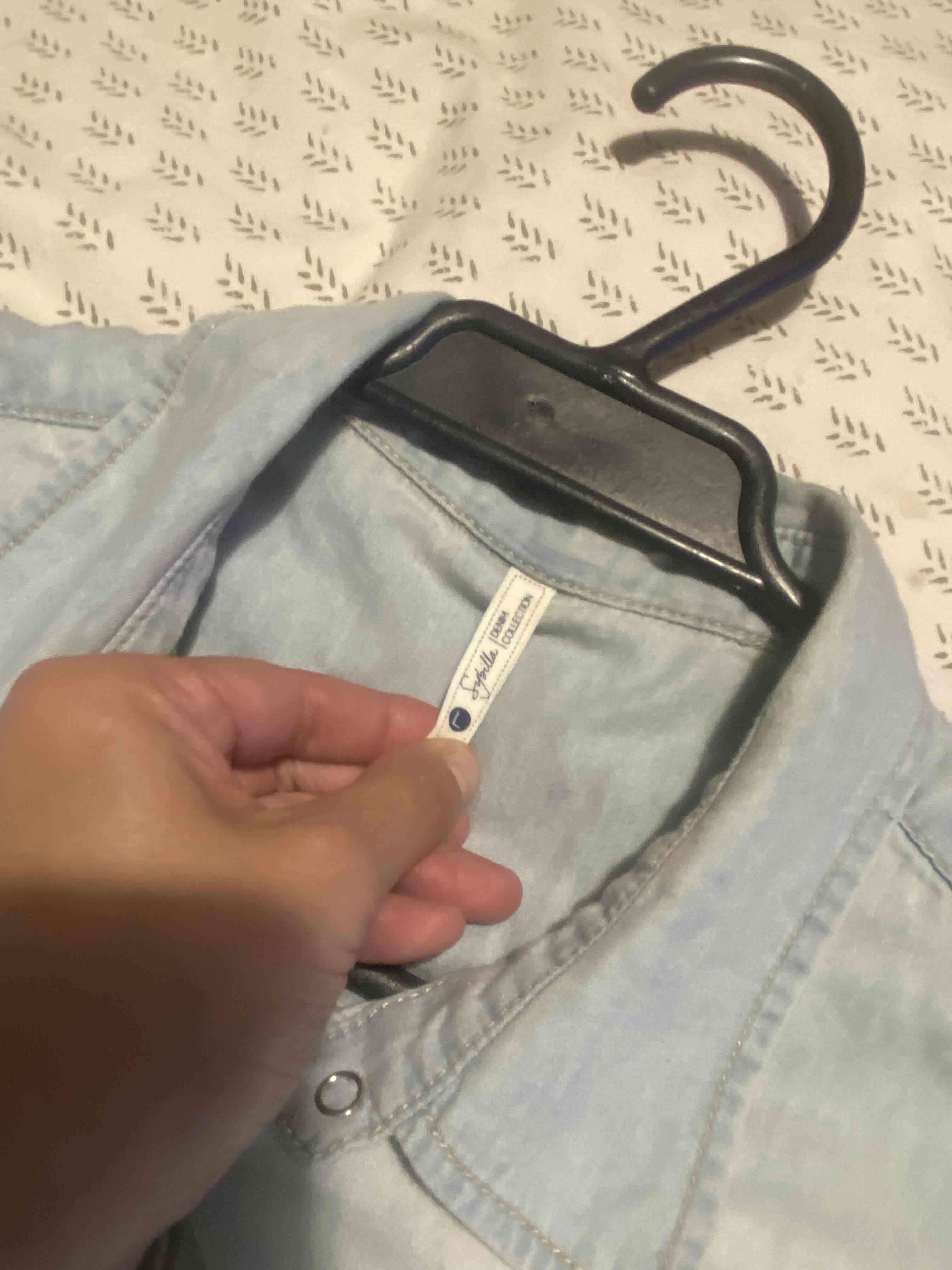 Camisa de mezclilla celeste - miniatura 3