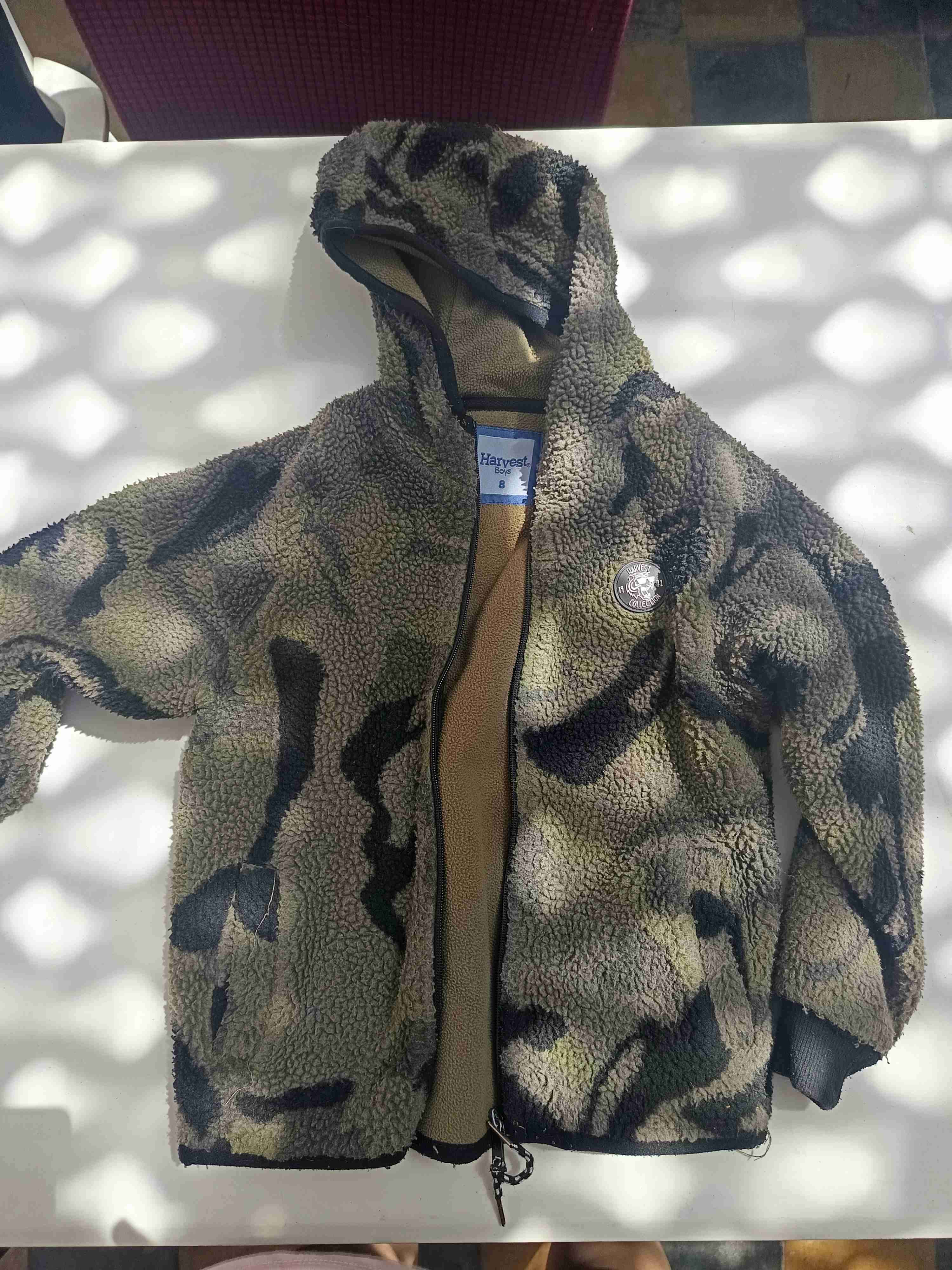 Parka verde militar con capucha - miniatura 3