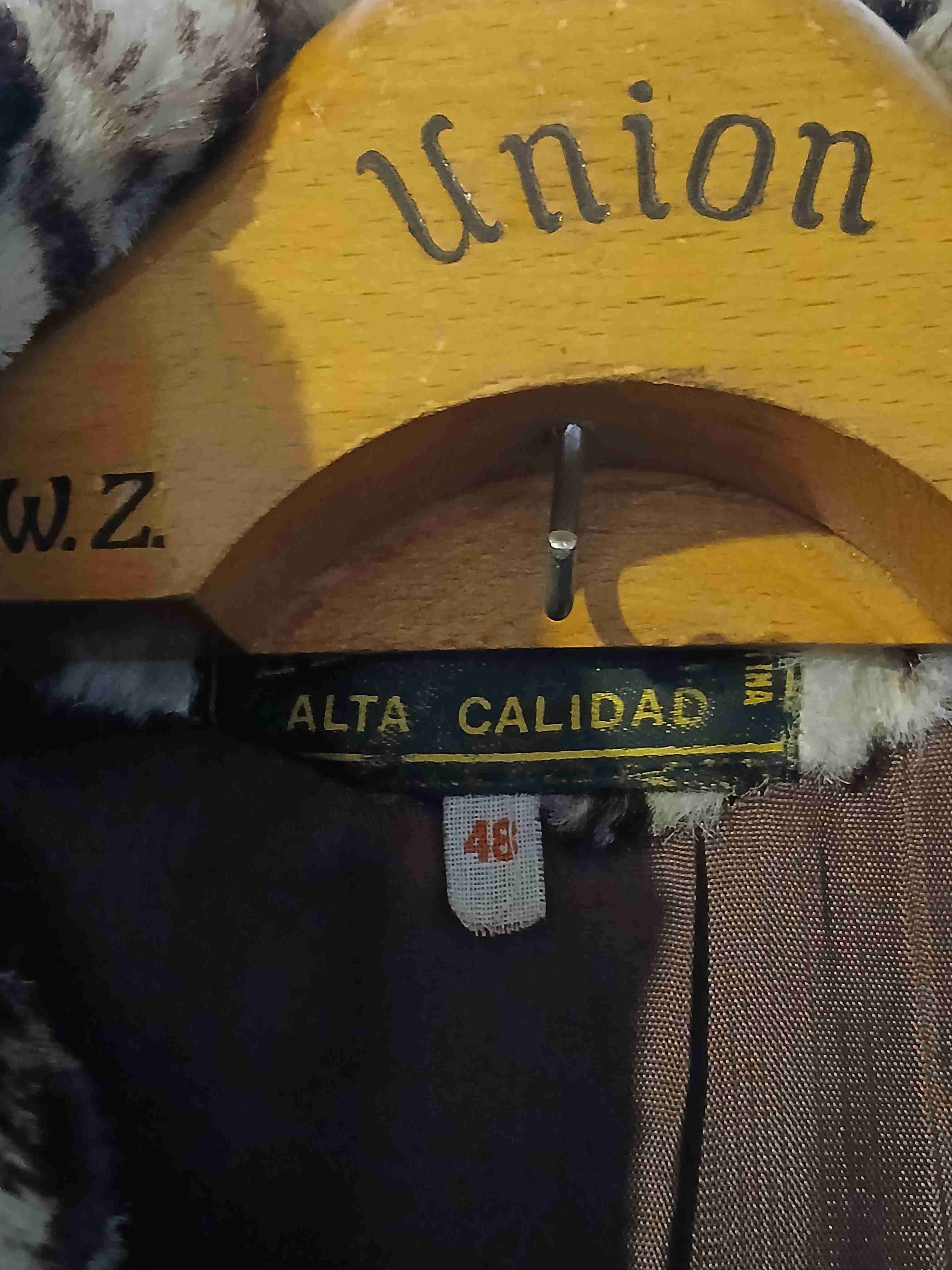 Abrigo de piel sintética estampado - miniatura 2