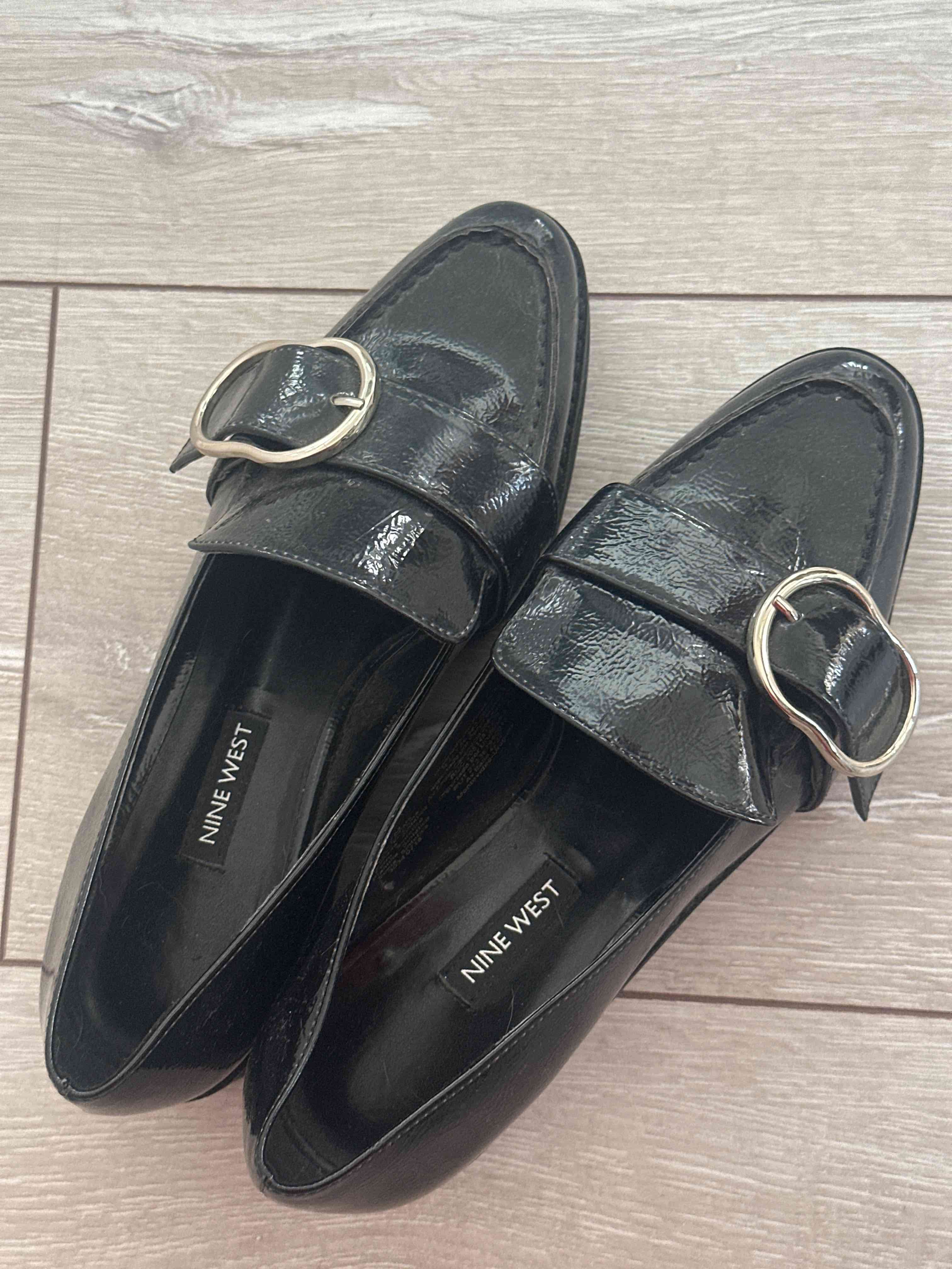 Zapatos planos Nine West negros