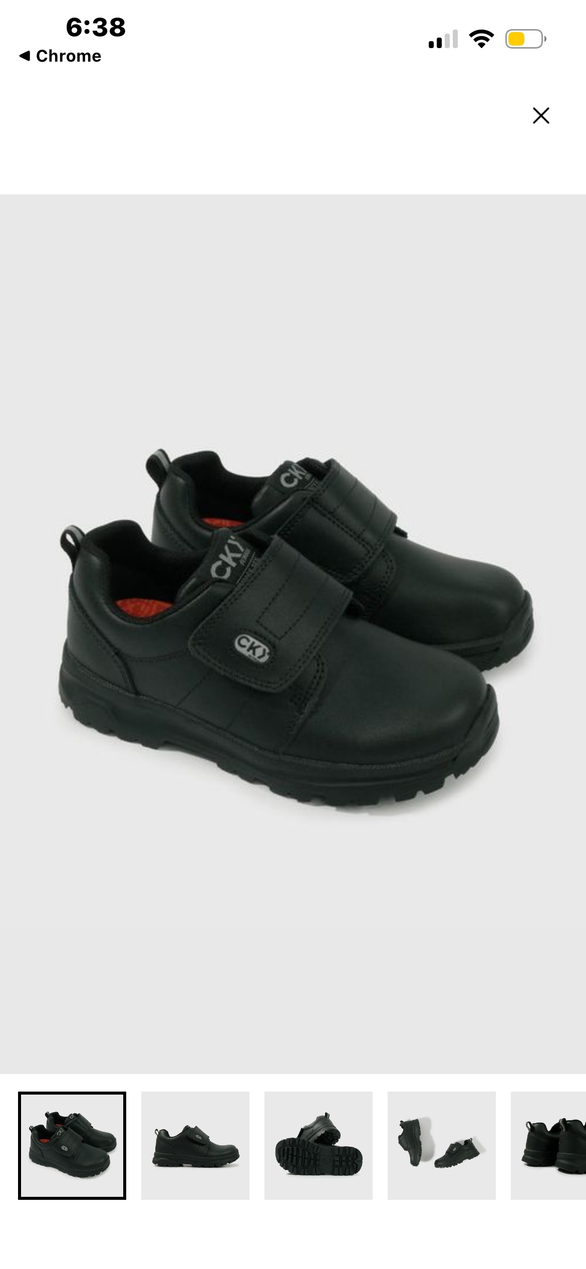 Zapatos escolares negros para niña